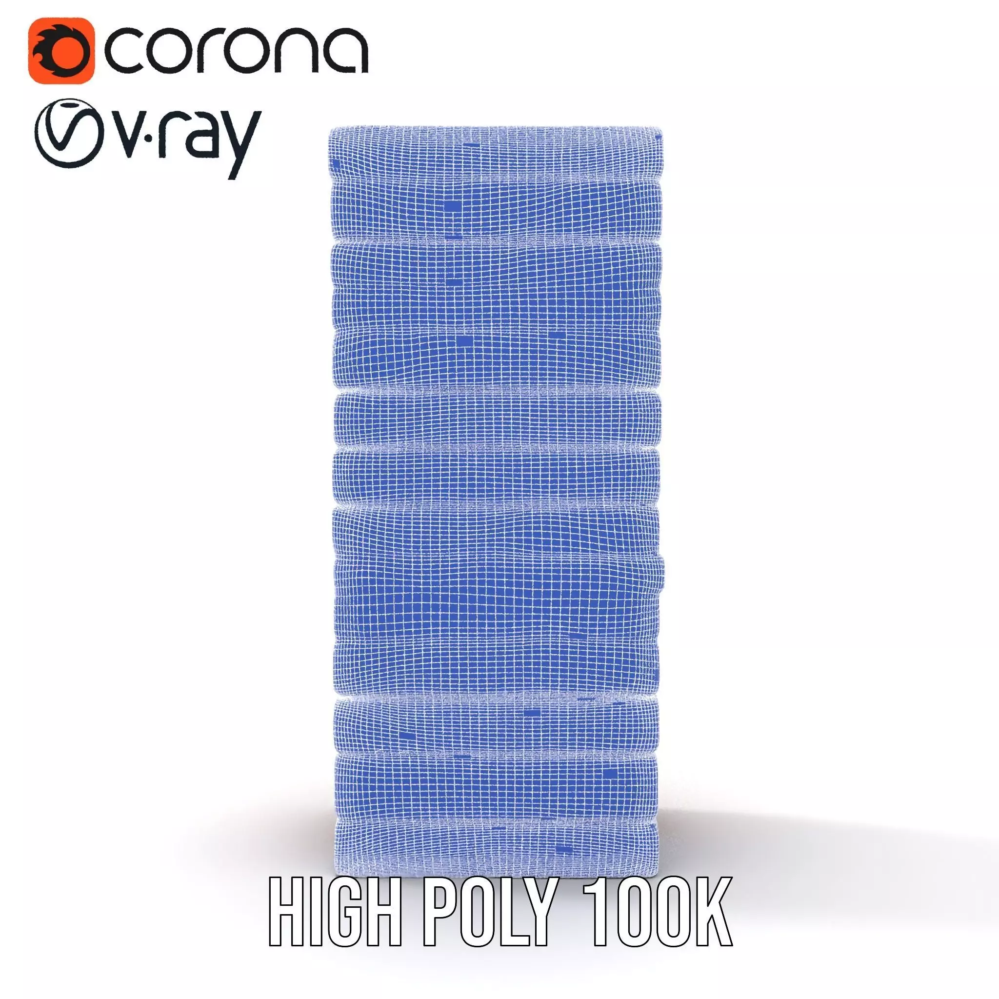 Red Brick Wall model pack Low-poly 3D model_26