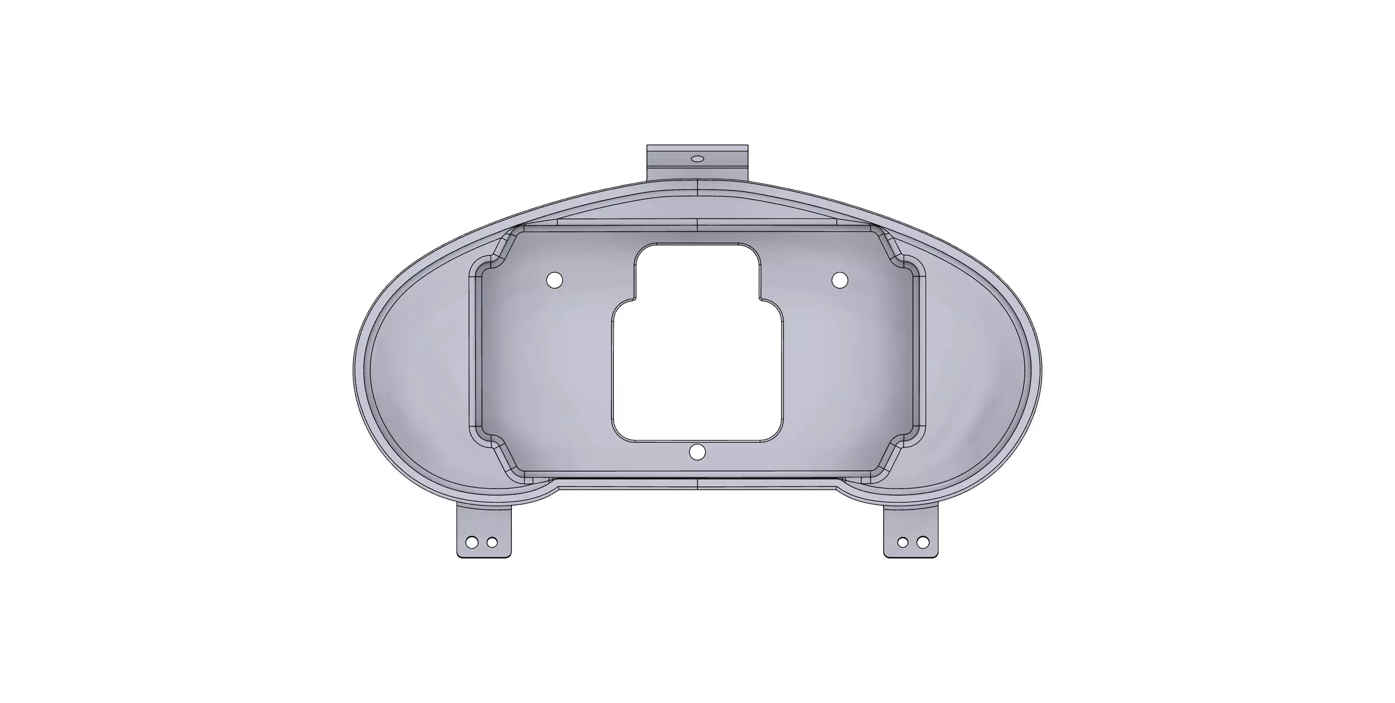 Haltech iC-7 Display Subaru Dash Mount 3D print model_11