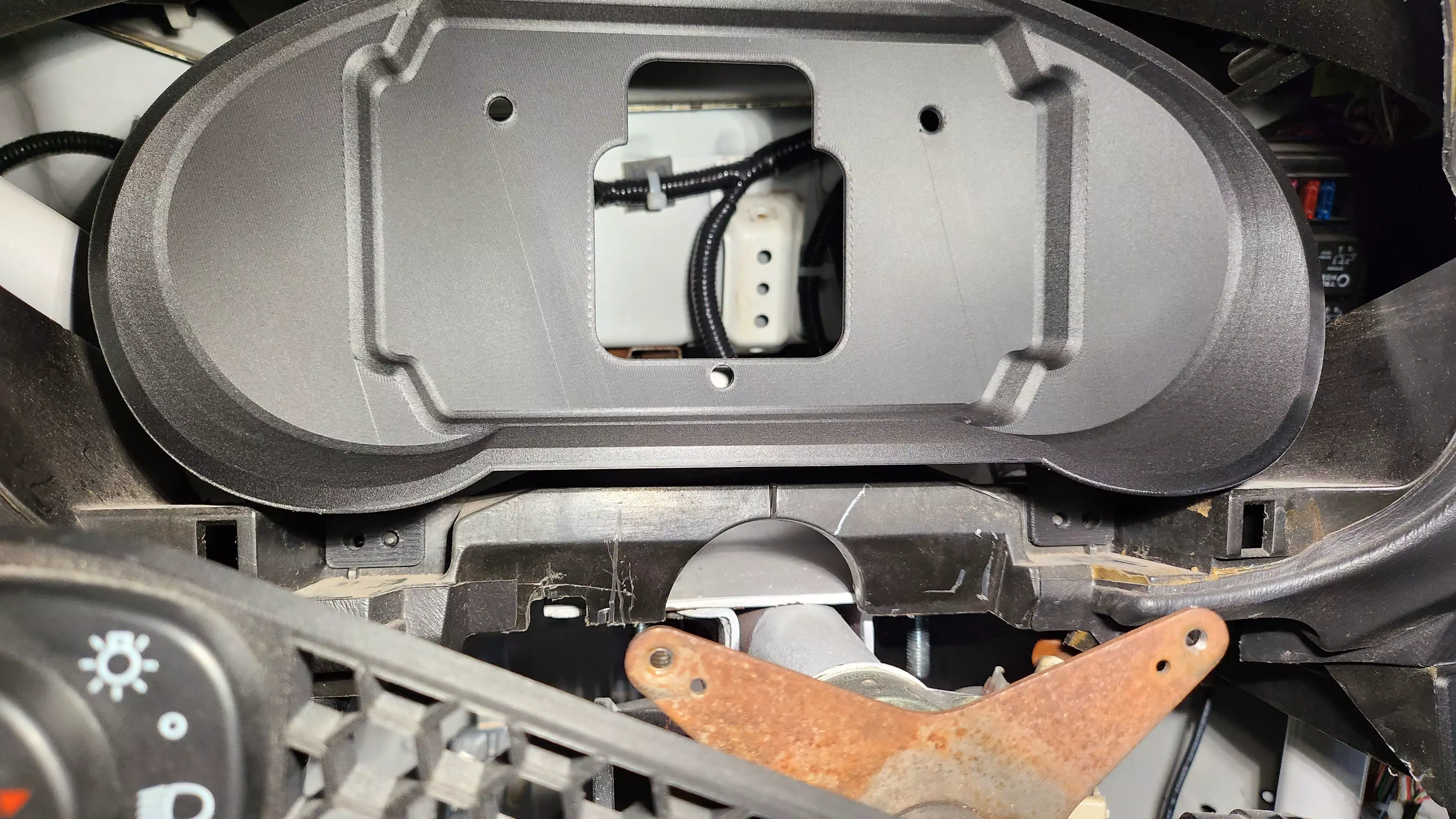 Haltech iC-7 Display Subaru Dash Mount 3D print model_3