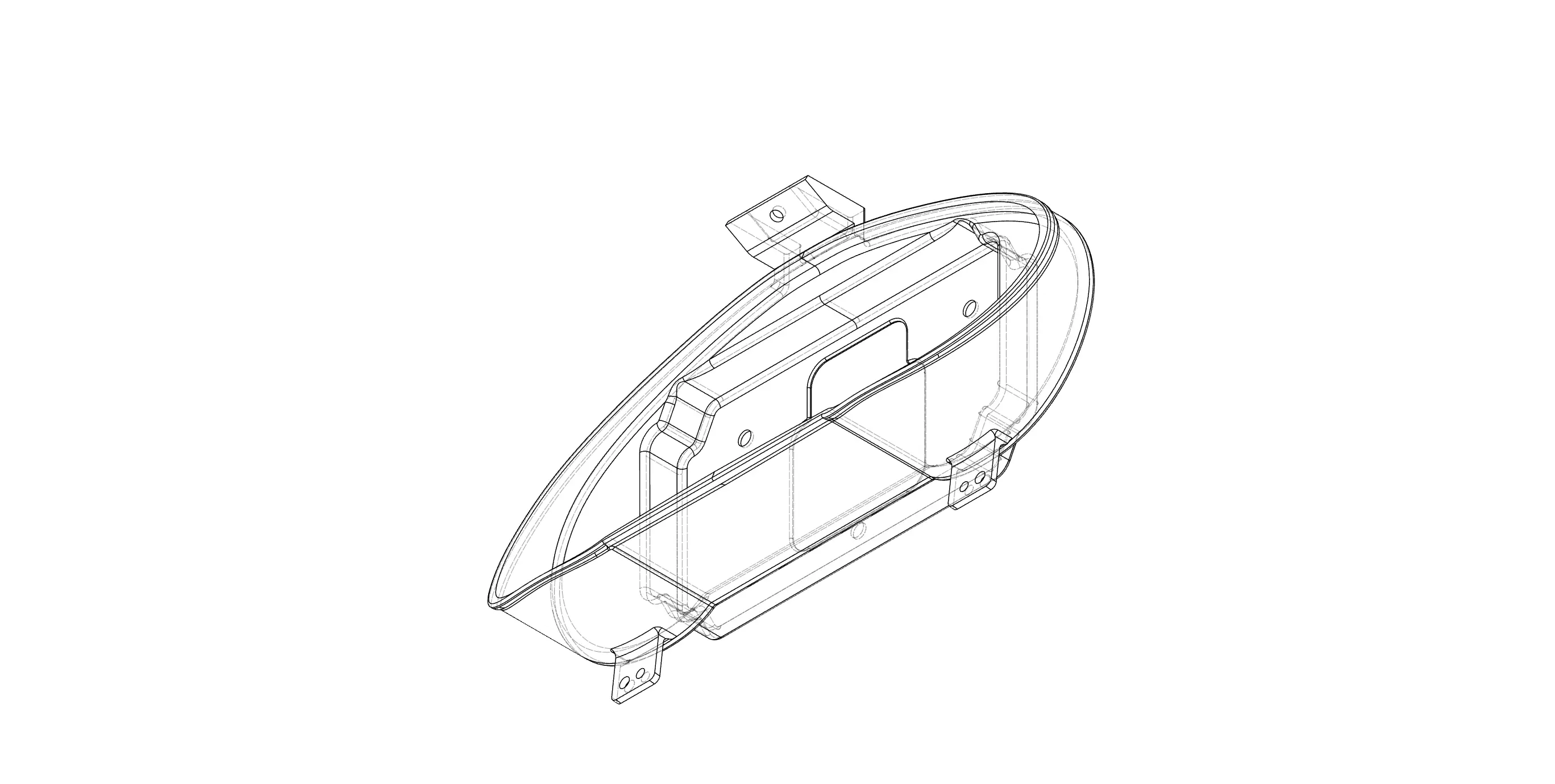 Haltech iC-7 Display Subaru Dash Mount 3D print model_14