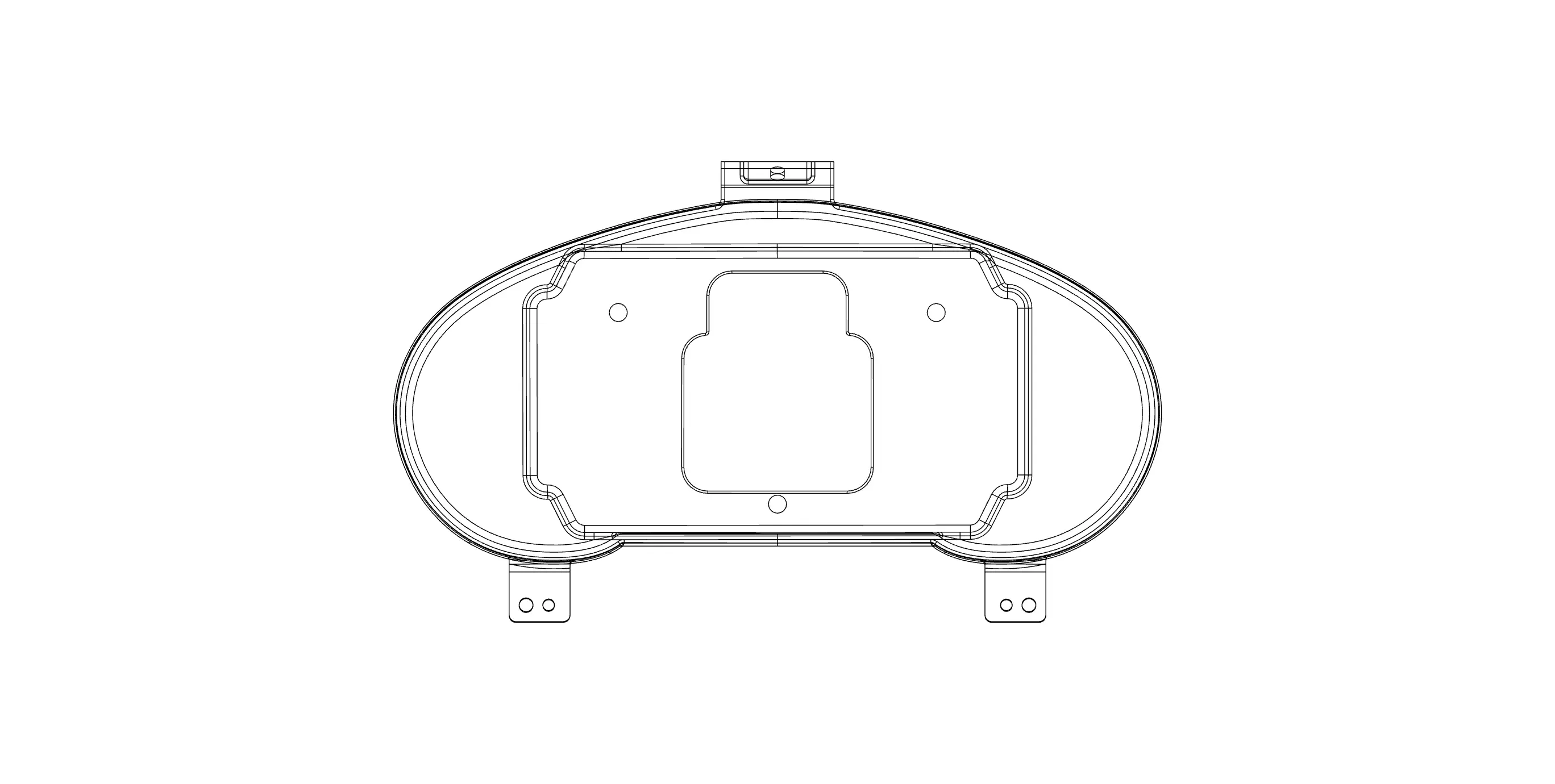Haltech iC-7 Display Subaru Dash Mount 3D print model_12