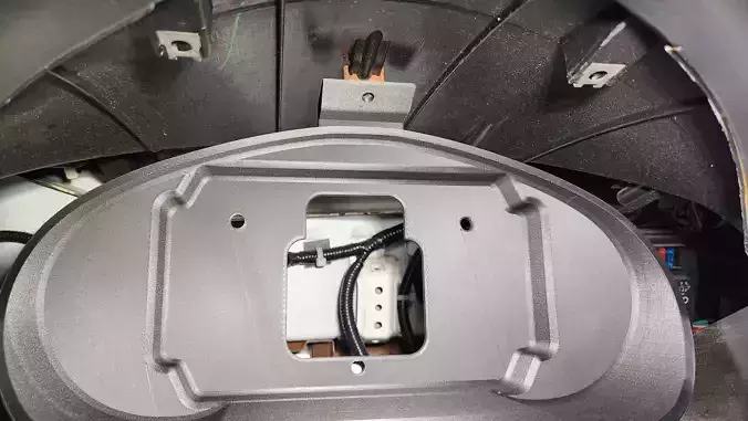 Haltech iC-7 Display Subaru Dash Mount 3D print model 4