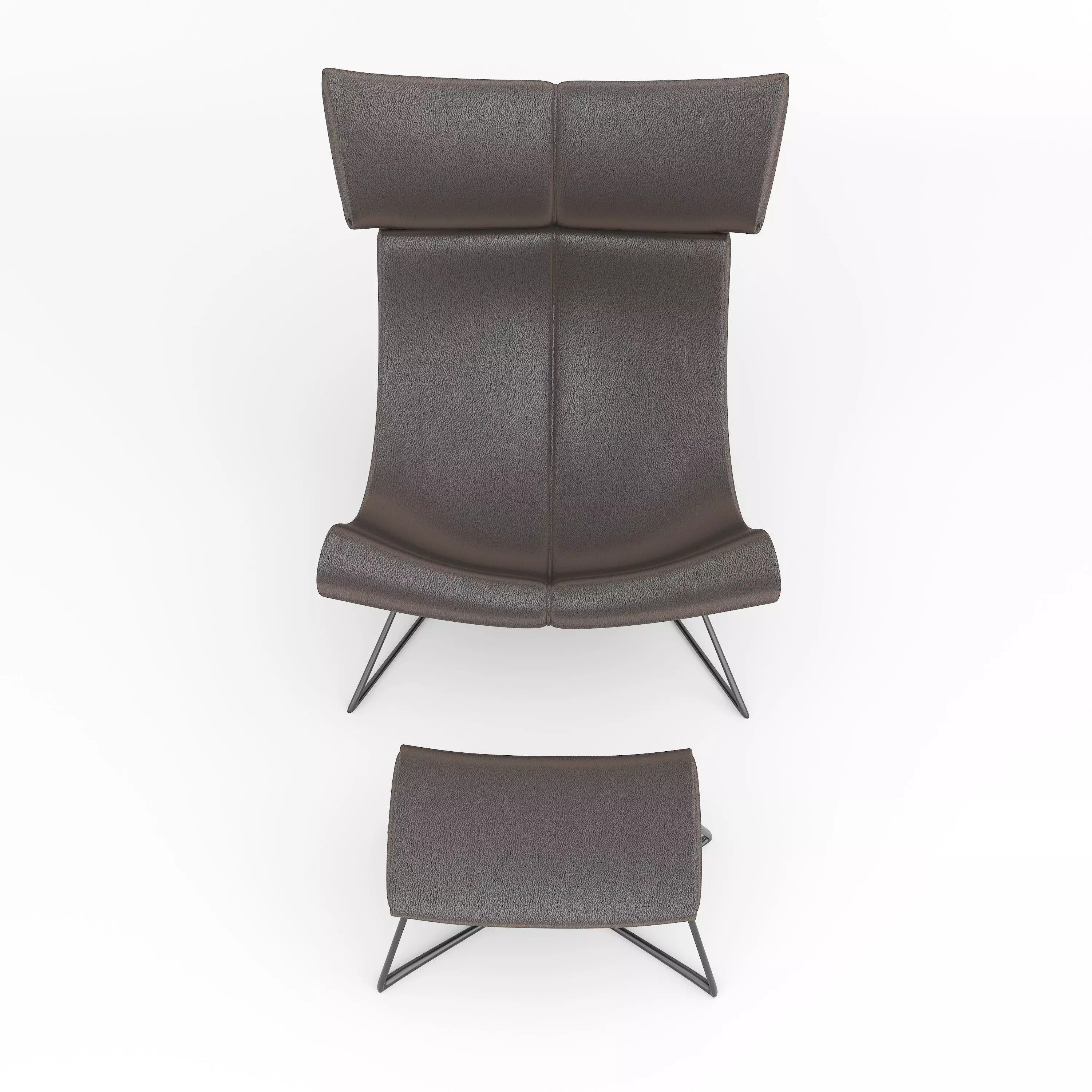 Single Lopht Relax Armchair 3D model_6