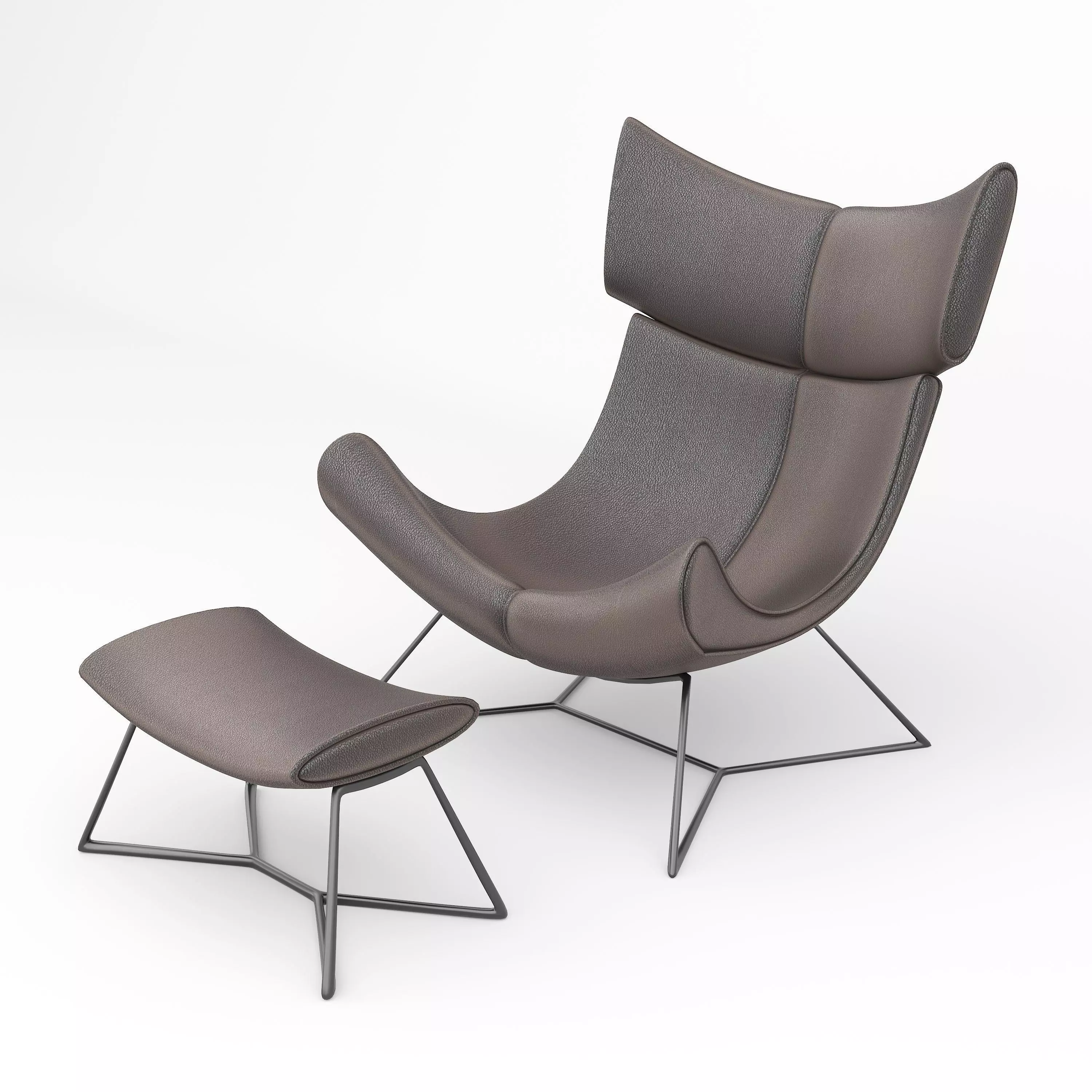 Single Lopht Relax Armchair 3D model_5