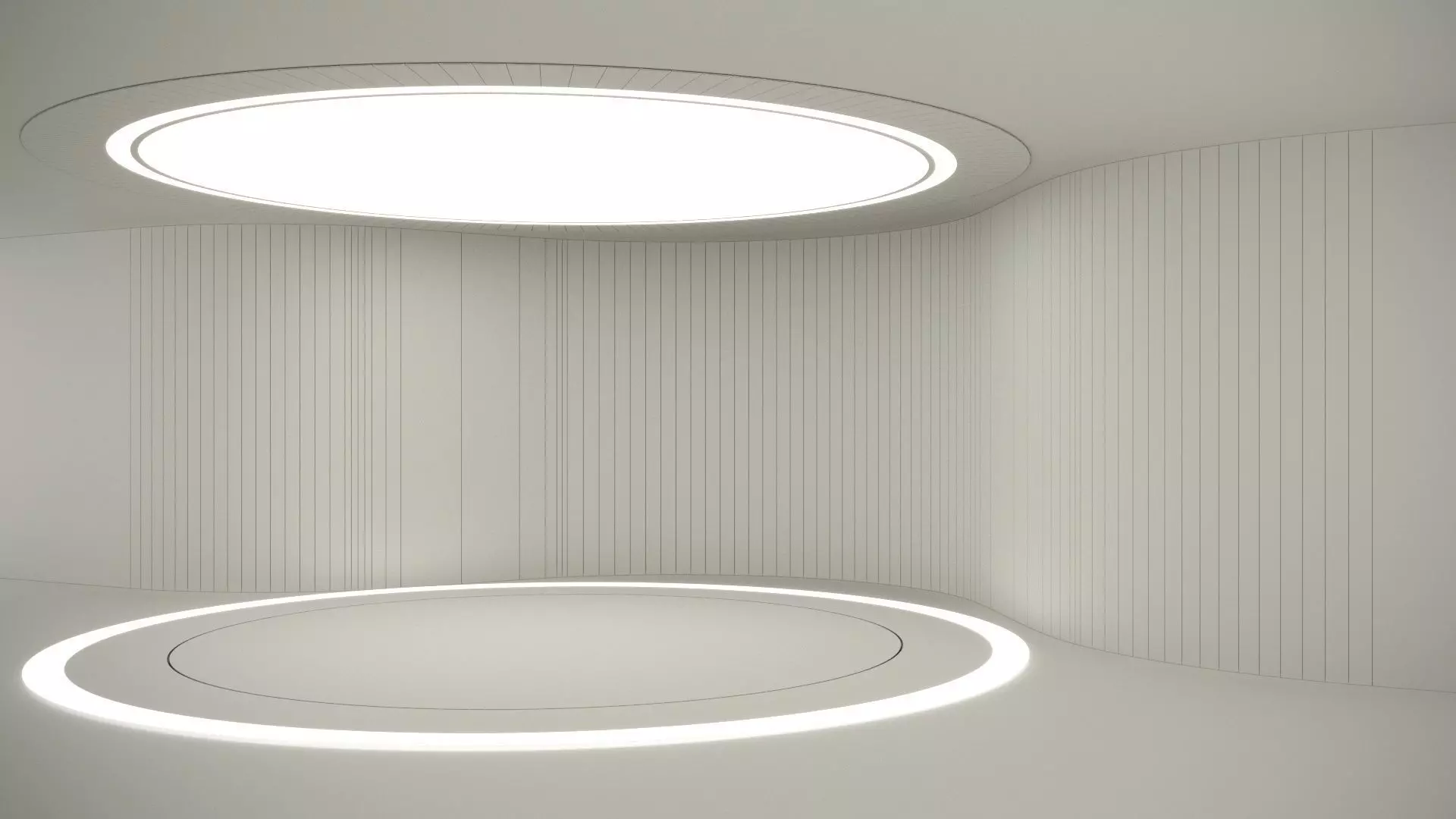 showroom-rounded form white -corona 2019 3D model_4
