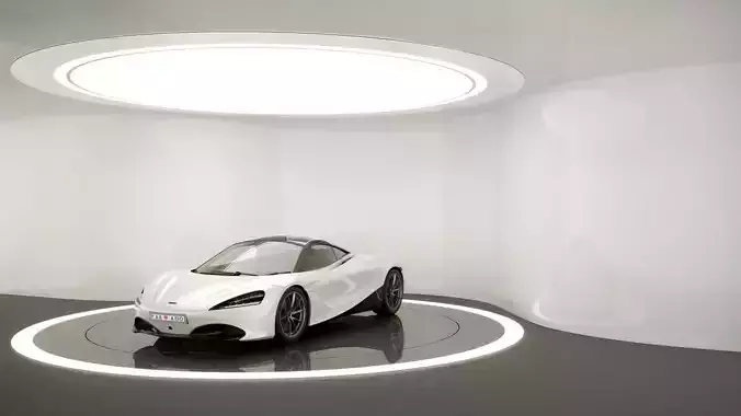 showroom-rounded form white -corona 2019