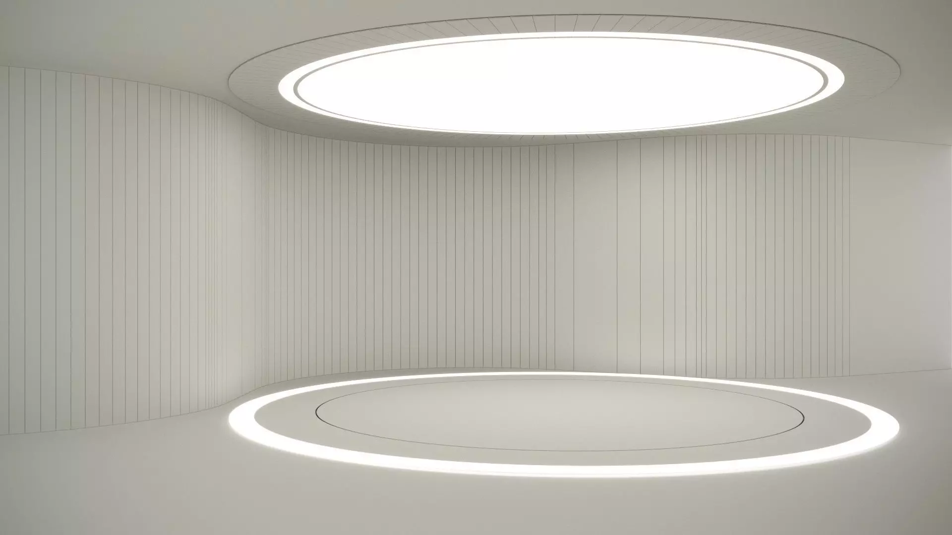 showroom-rounded form white -corona 2019 3D model_5