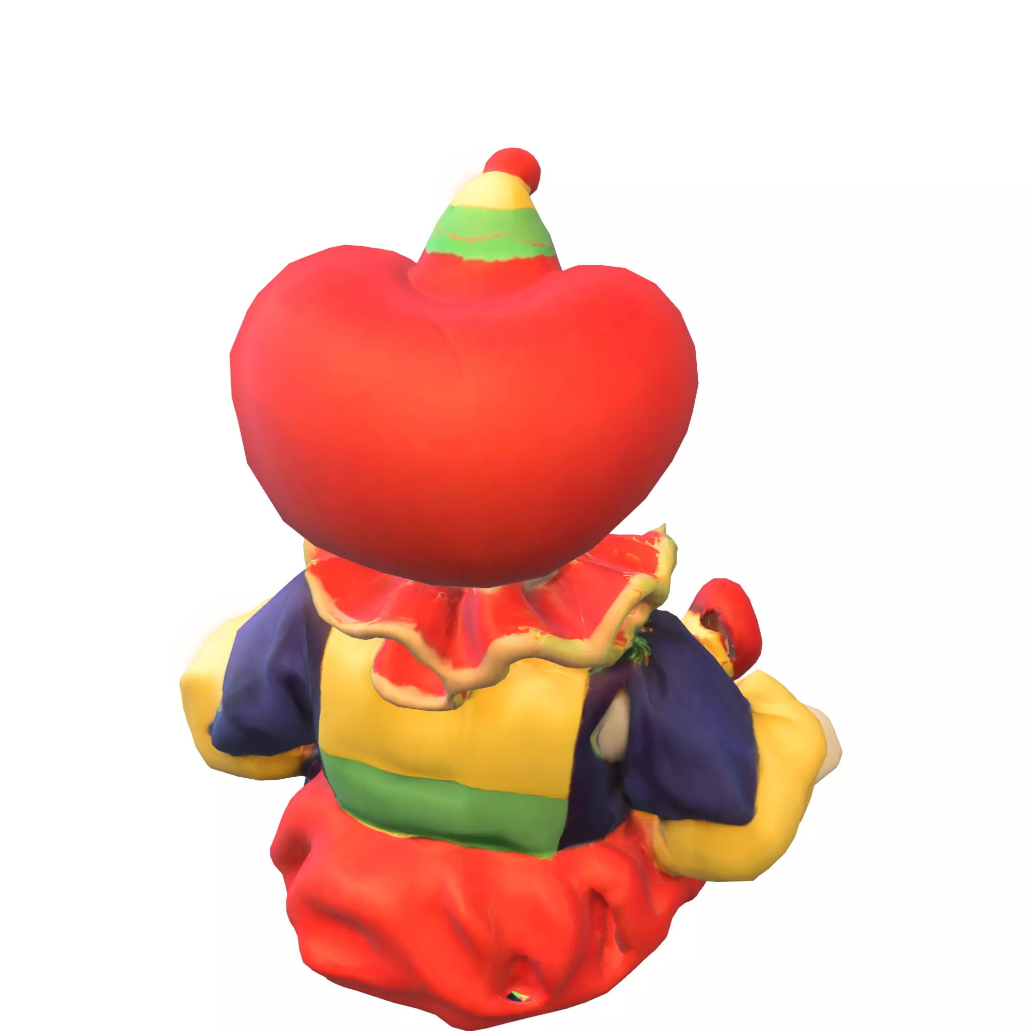 Cartoon Circus Character Low-poly 3D model_2