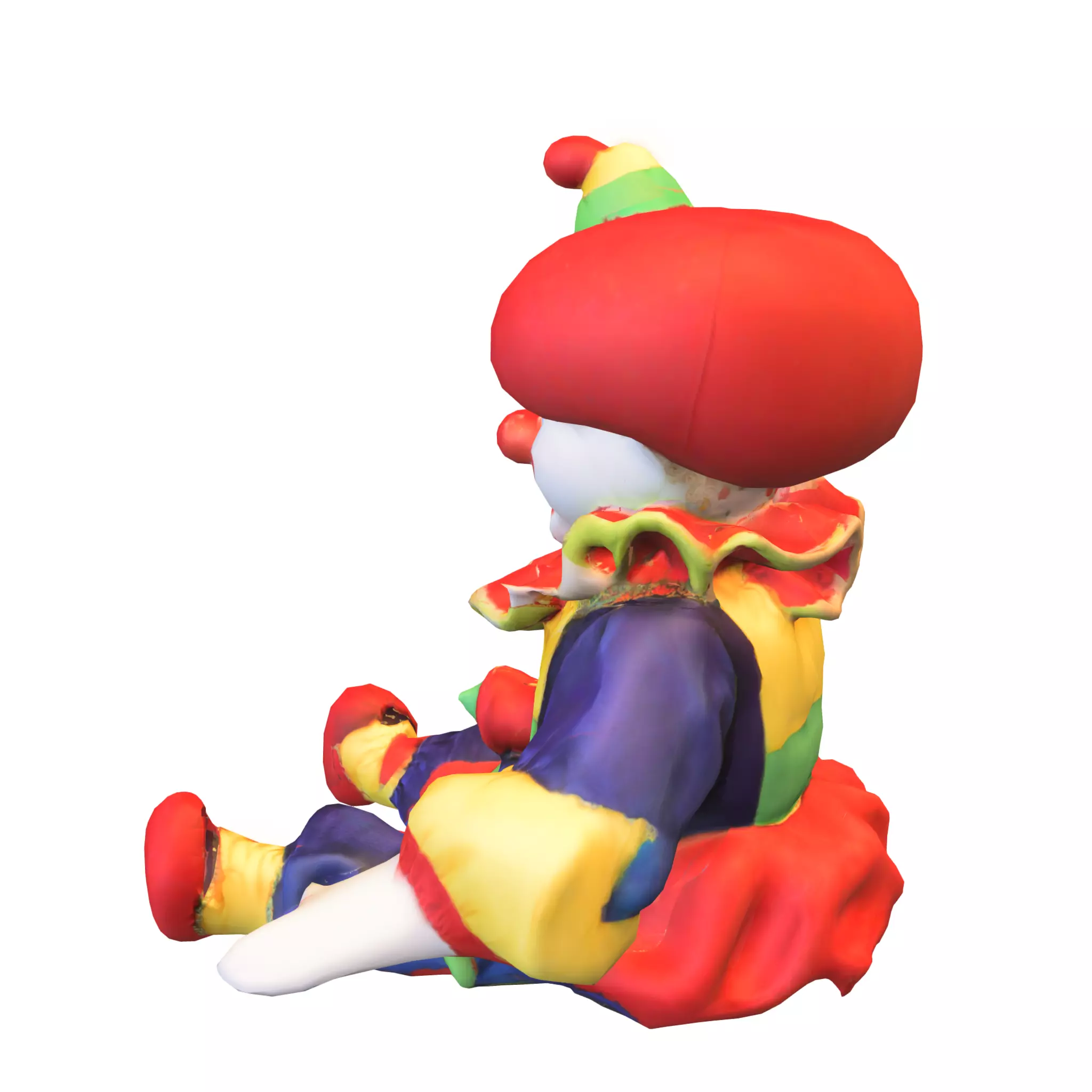 Cartoon Circus Character Low-poly 3D model_1
