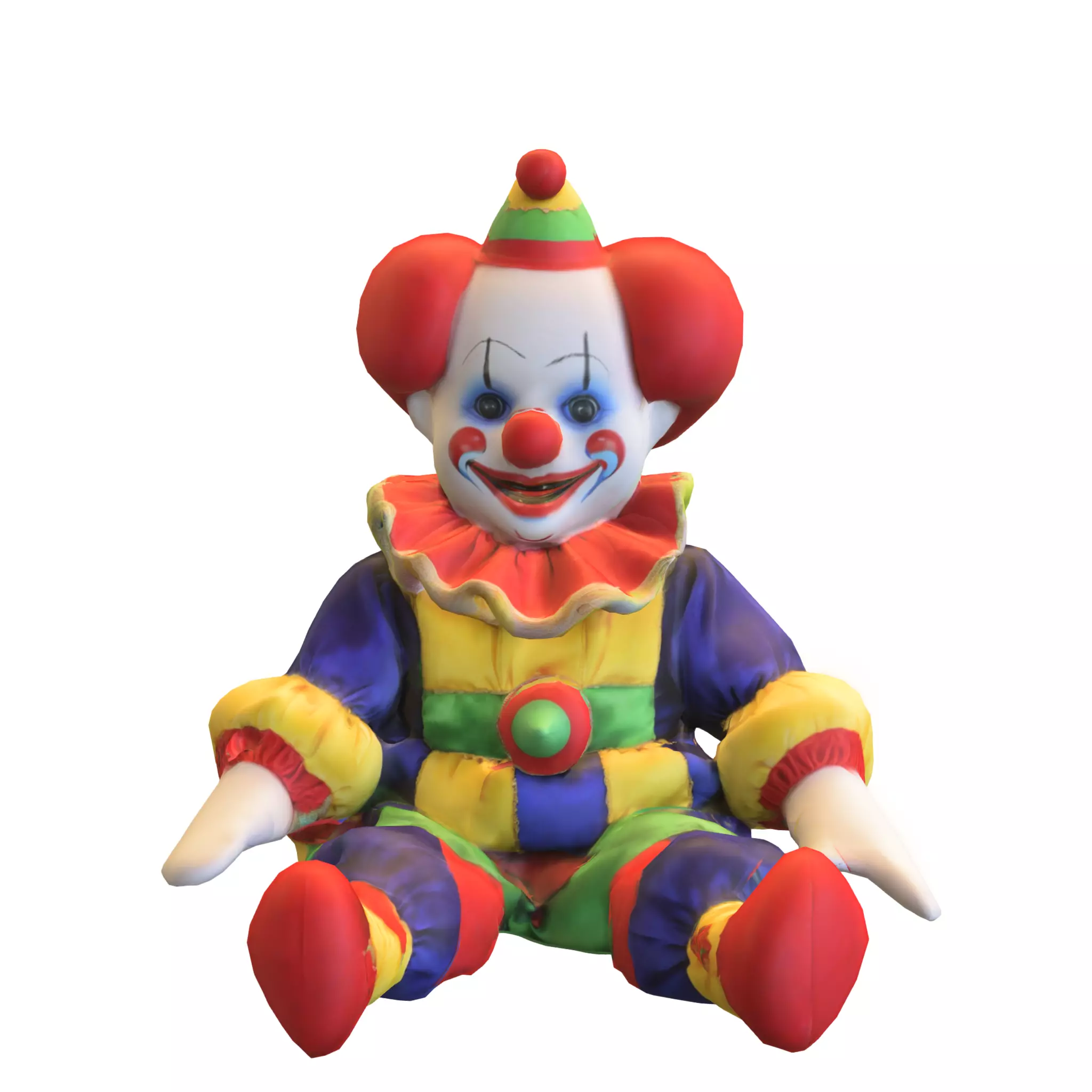 Cartoon Circus Character Low-poly 3D model_5