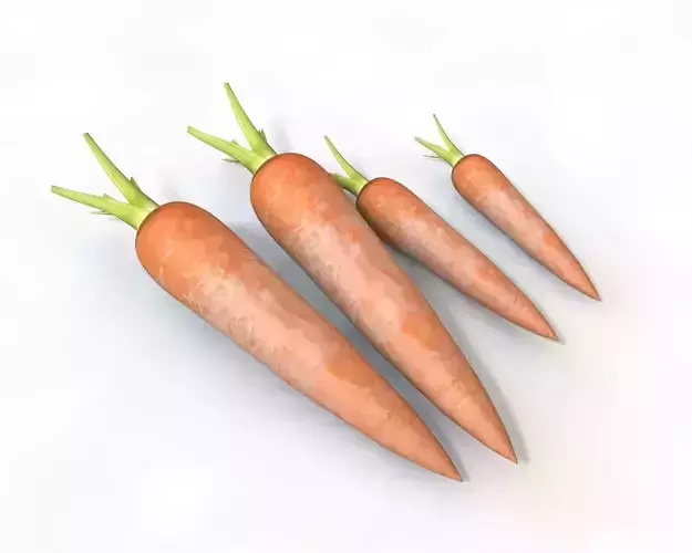 Vegetables 3d model collection Low-poly 3D model 5