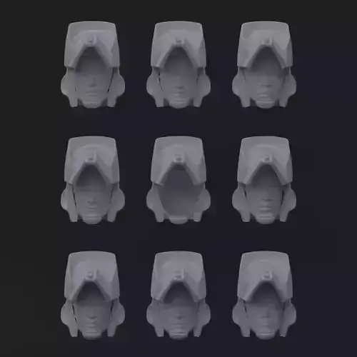 Multiple Scout trooper Helmets - One12 - STL files 3D