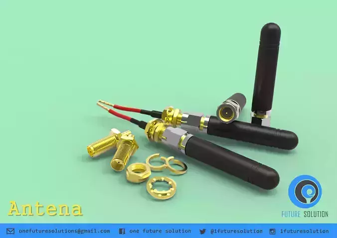 Antena telecommunication cable connectors