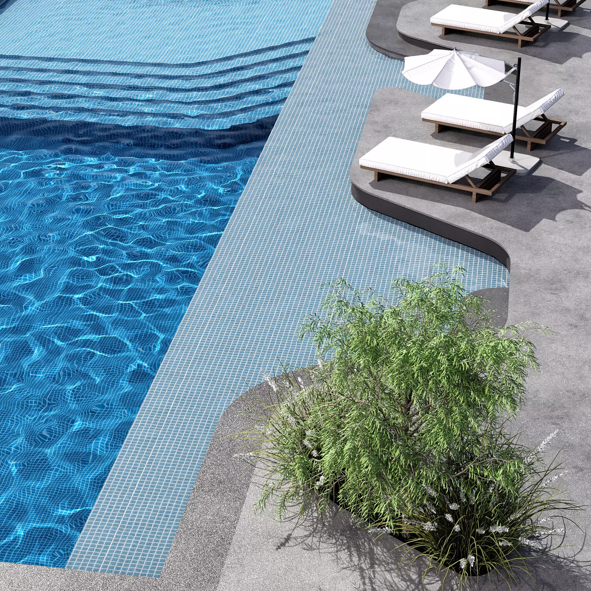 SWIMMING POOL NO115 A 3D model_9