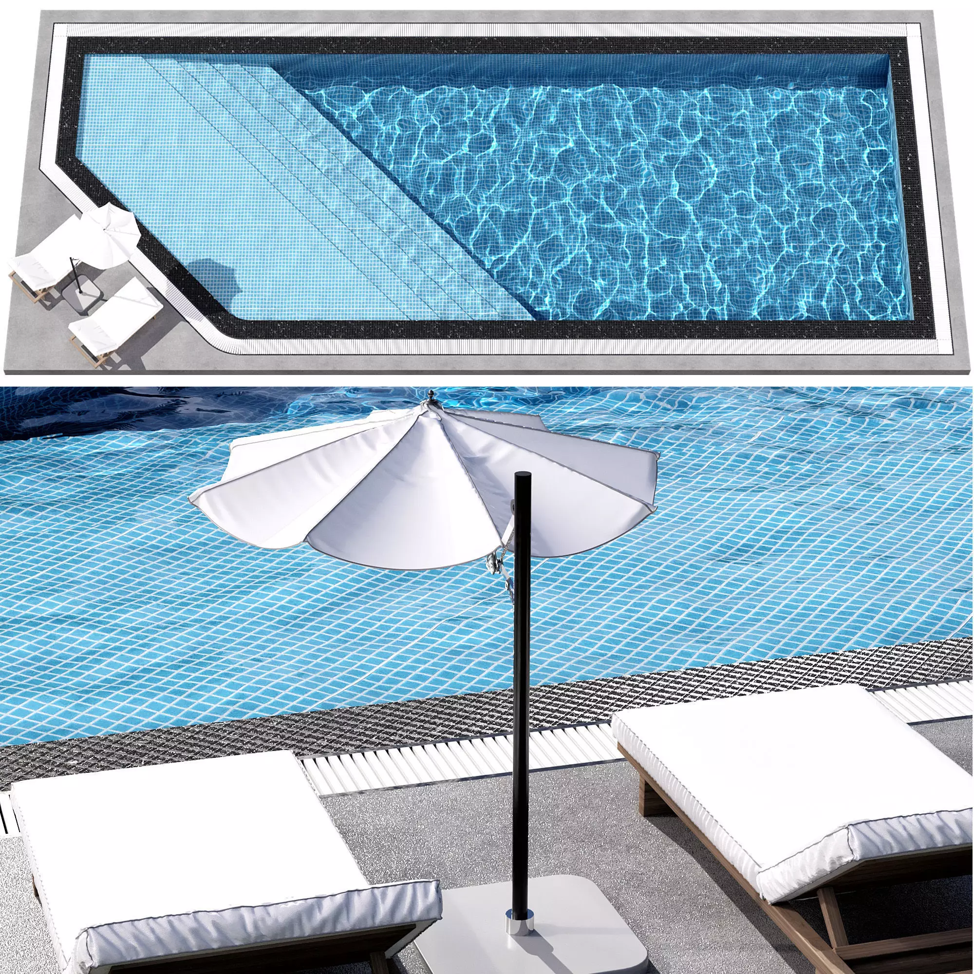 SWIMMING POOL NO114  A 3D model_5