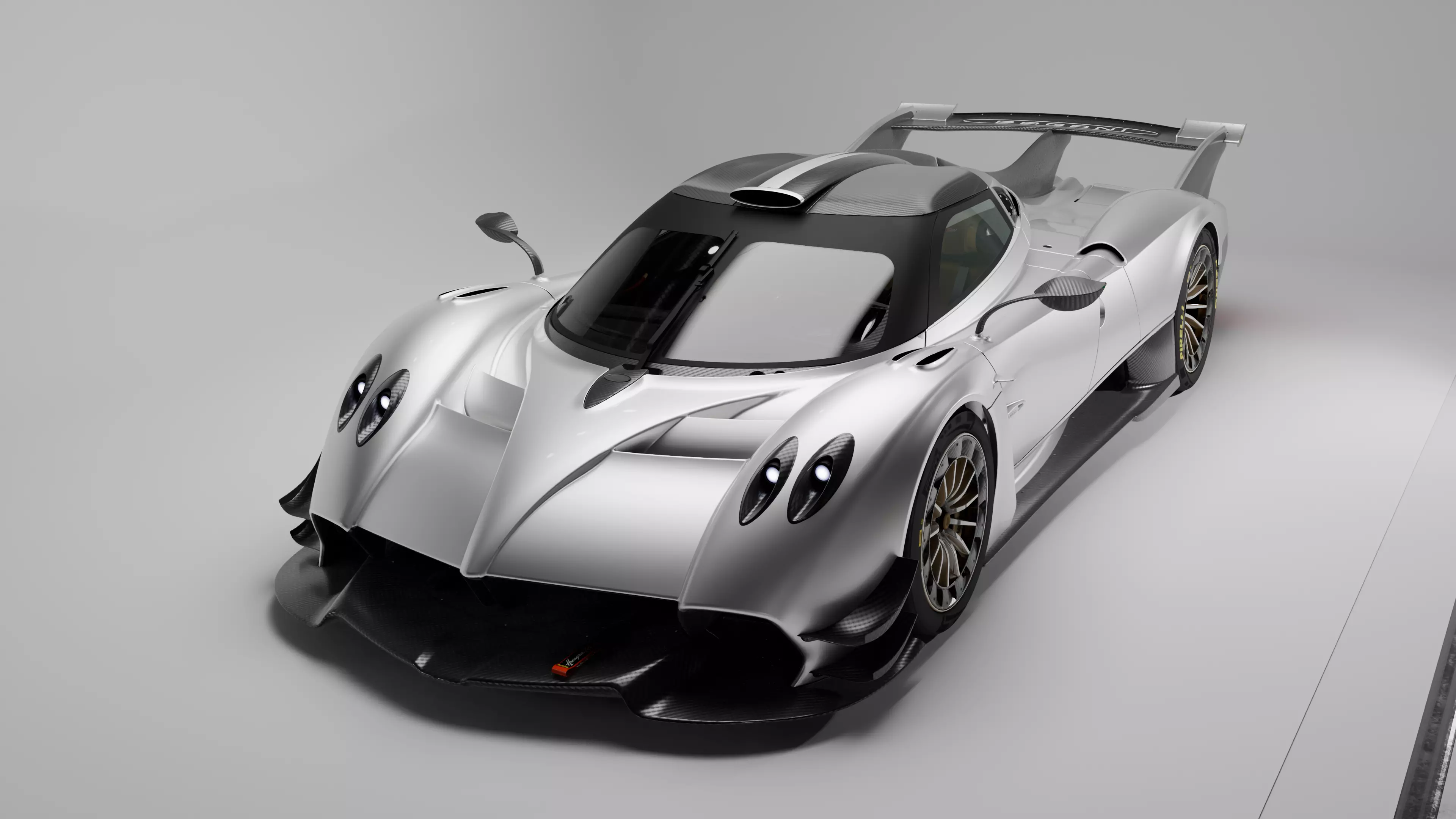 Pagani Huayra R Evo Roadster Low-poly 3D model_3