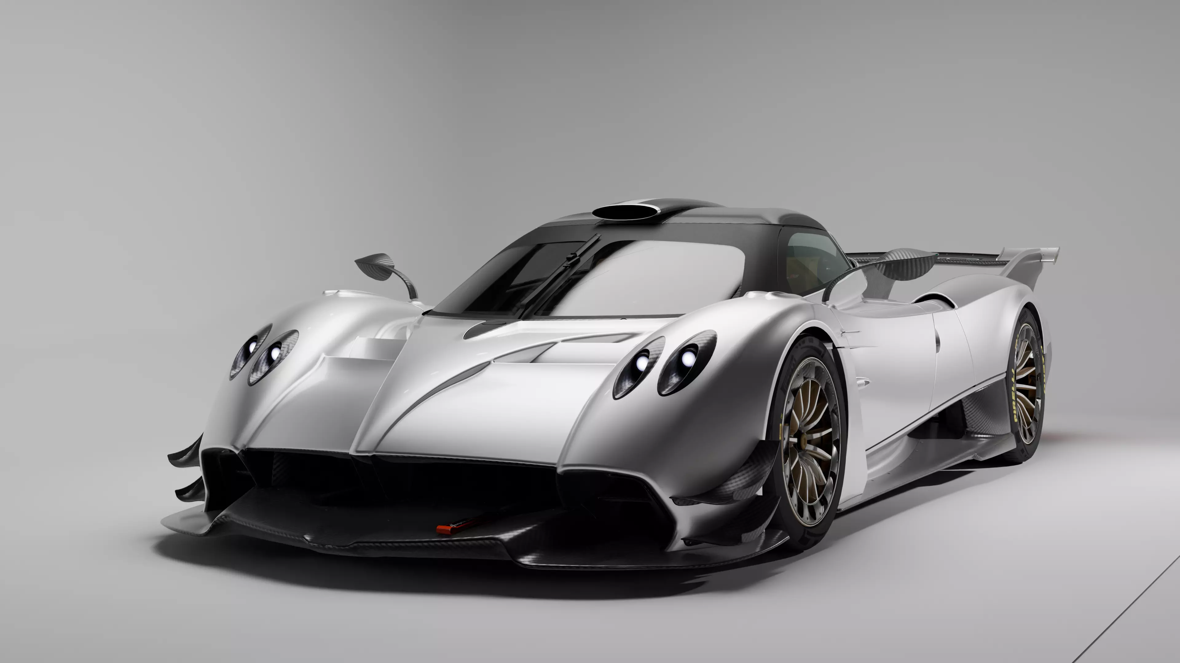 Pagani Huayra R Evo Roadster Low-poly 3D model_1