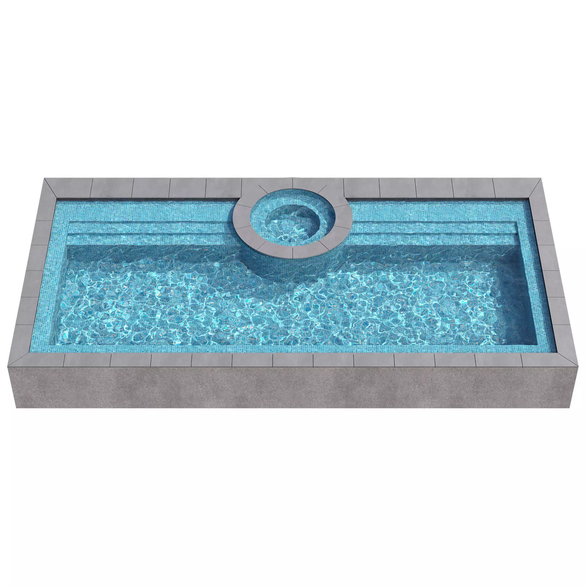 SWIMMING POOL NO112 A 3D model_7