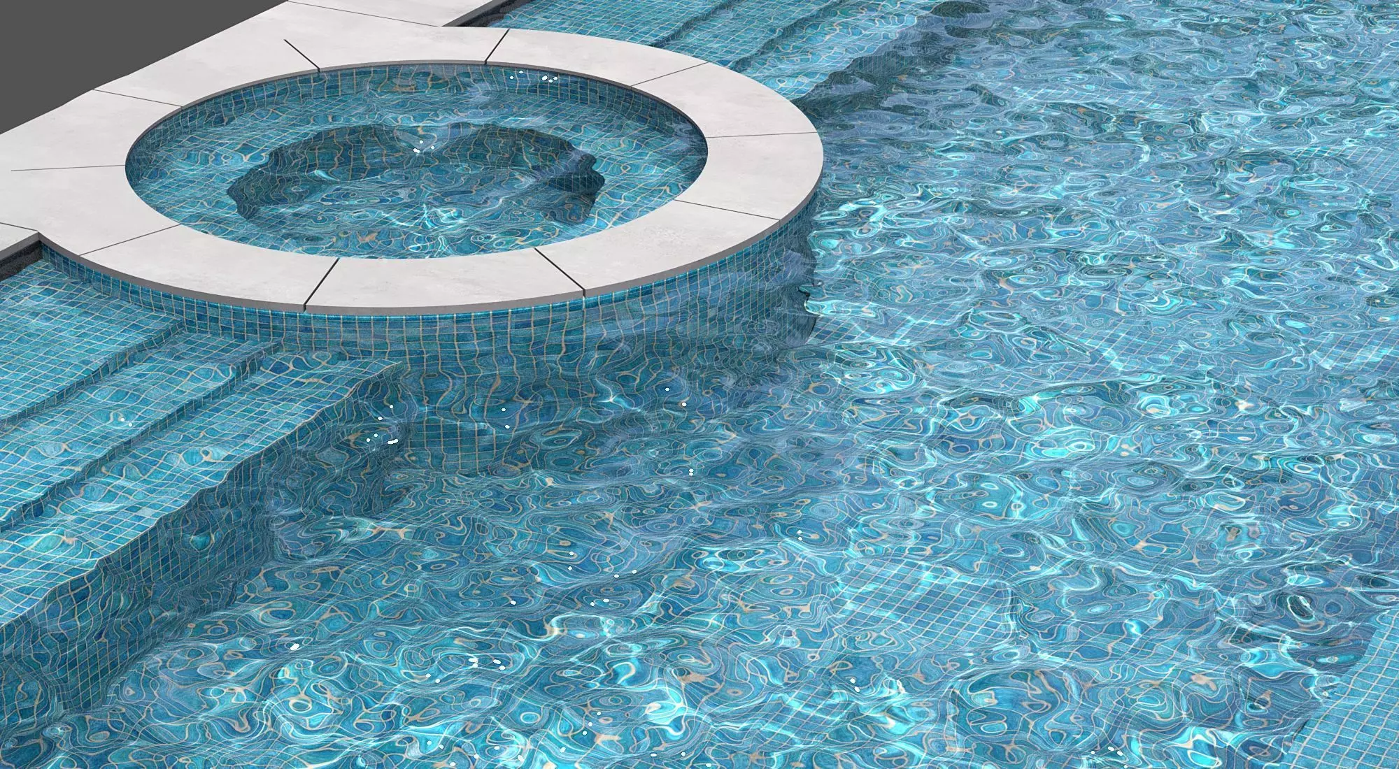 SWIMMING POOL NO112 A 3D model_2