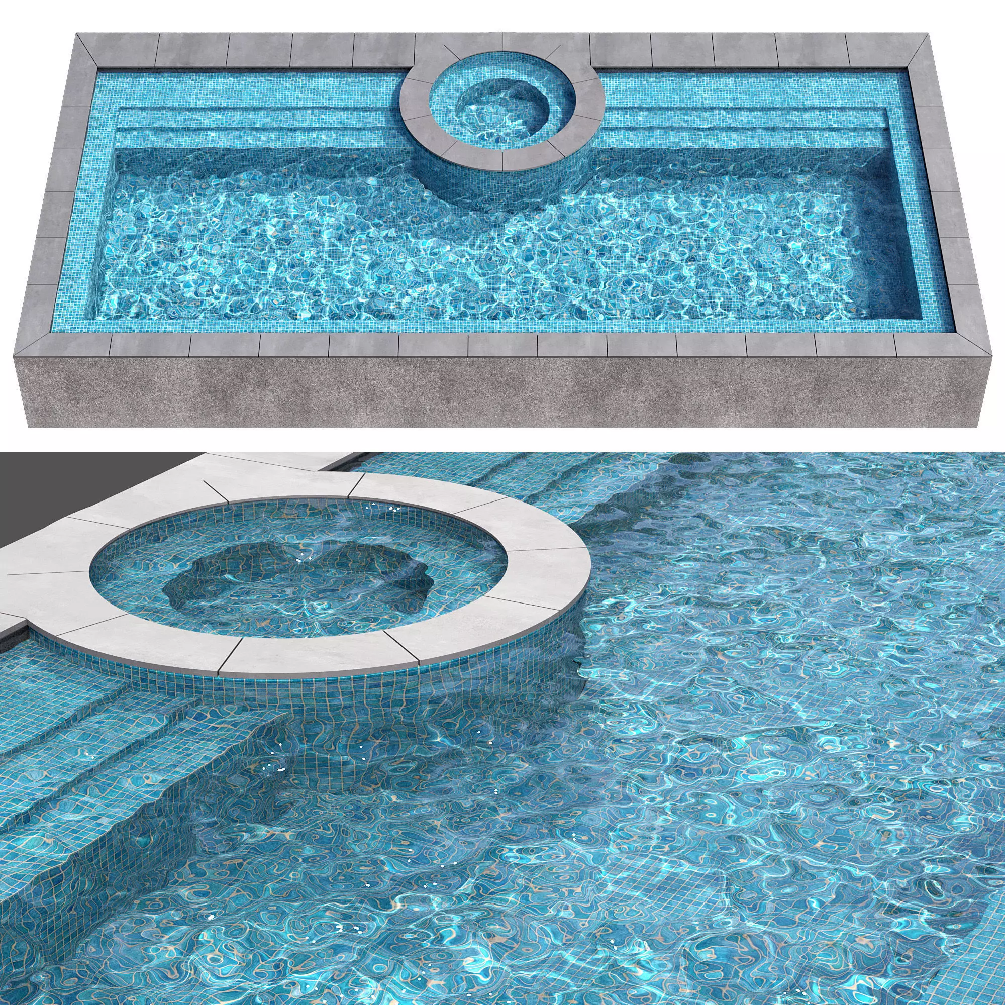 SWIMMING POOL NO112 A 3D model_10