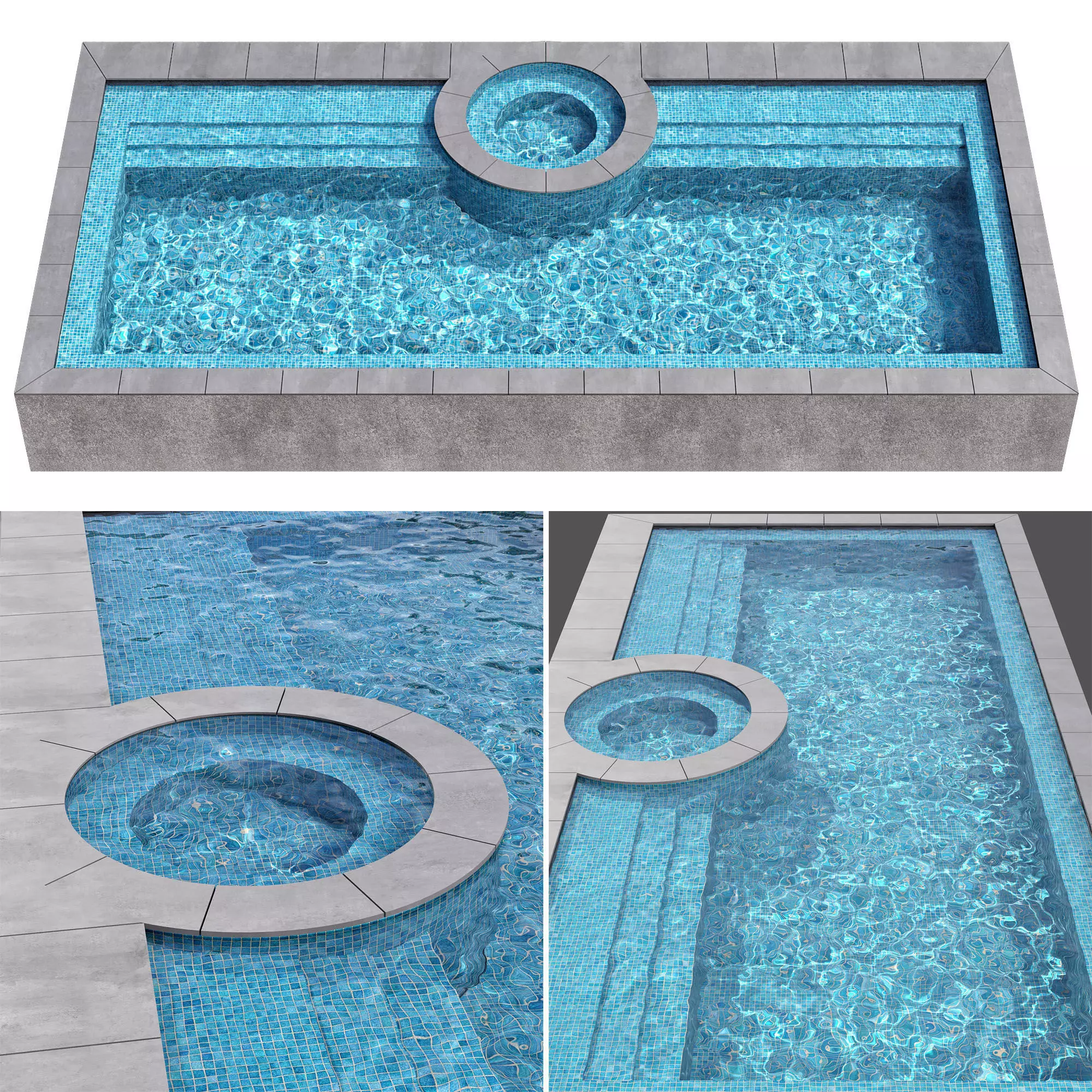 SWIMMING POOL NO112 A 3D model_6