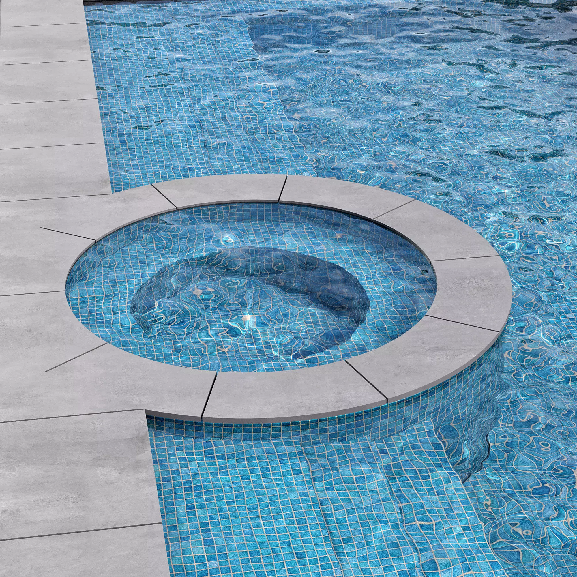 SWIMMING POOL NO112 A 3D model_8