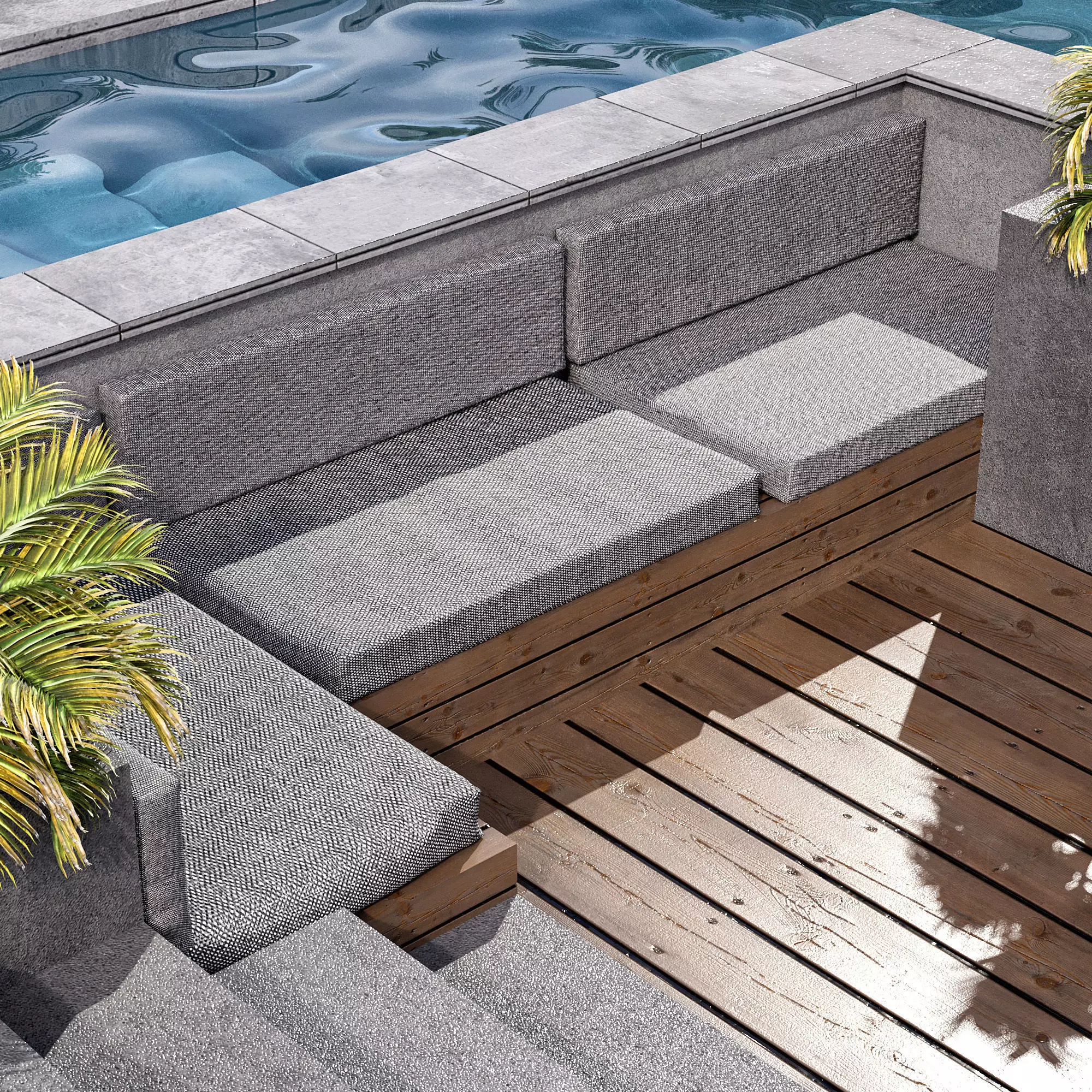 SWIMMING POOL NO111 A 3D model_10