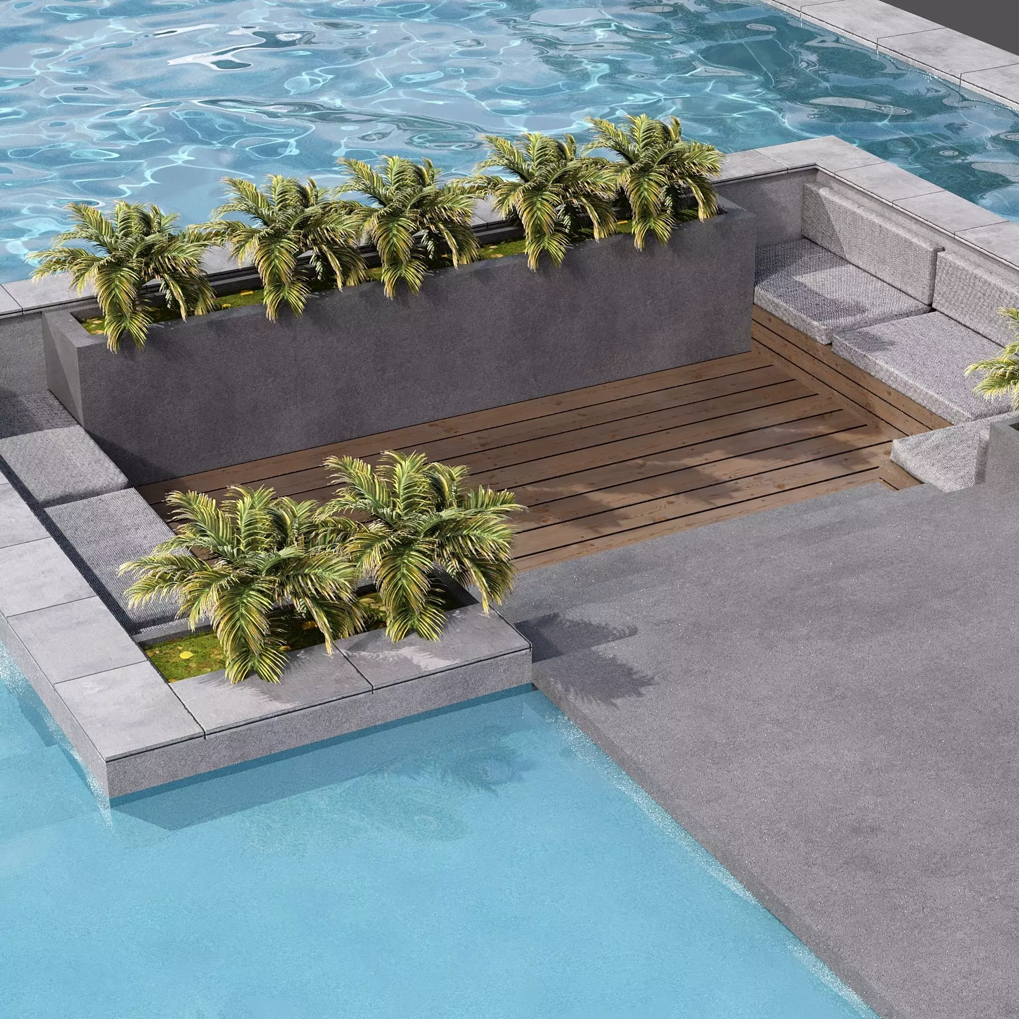 SWIMMING POOL NO111 A 3D model_3