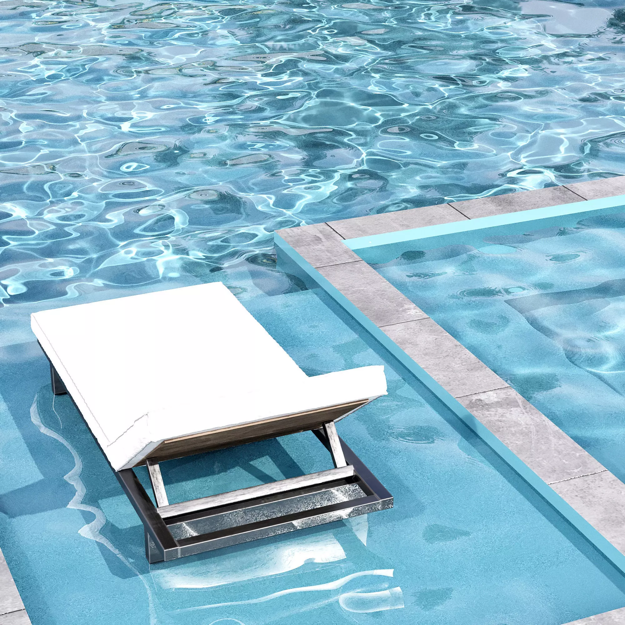 SWIMMING POOL NO111 A 3D model_9