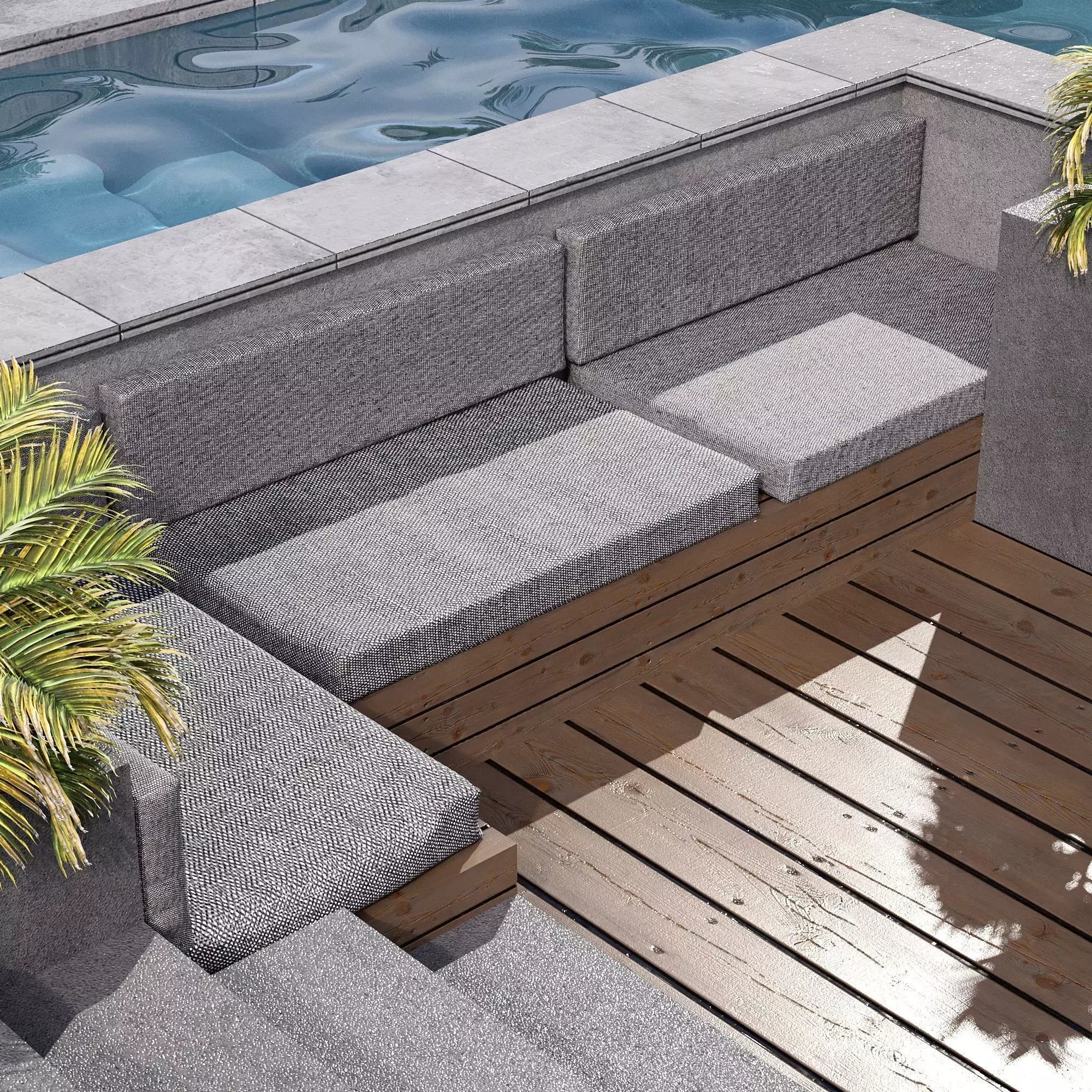 SWIMMING POOL NO111 A 3D model_6