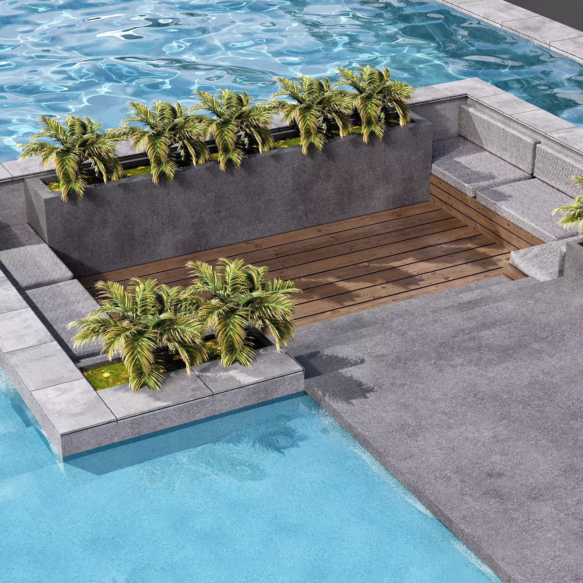 SWIMMING POOL NO111 A 3D model_8