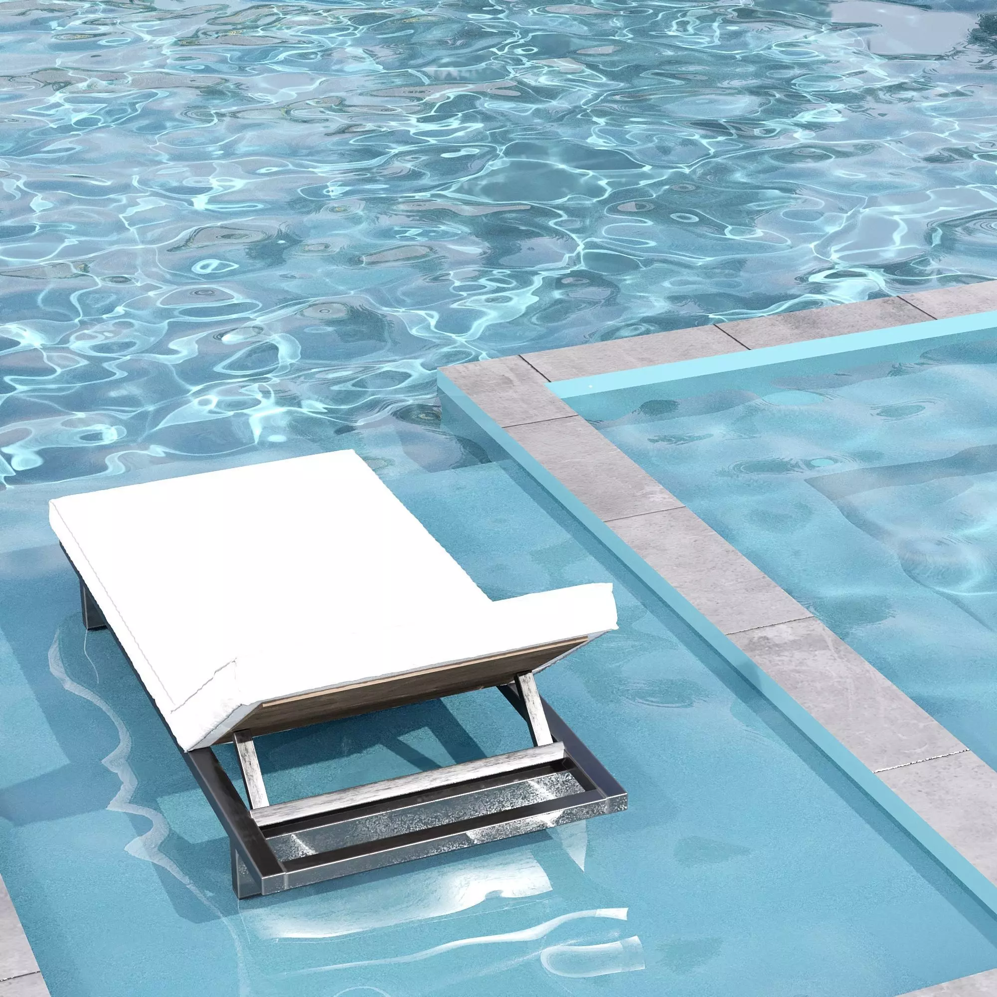 SWIMMING POOL NO111 A 3D model_5