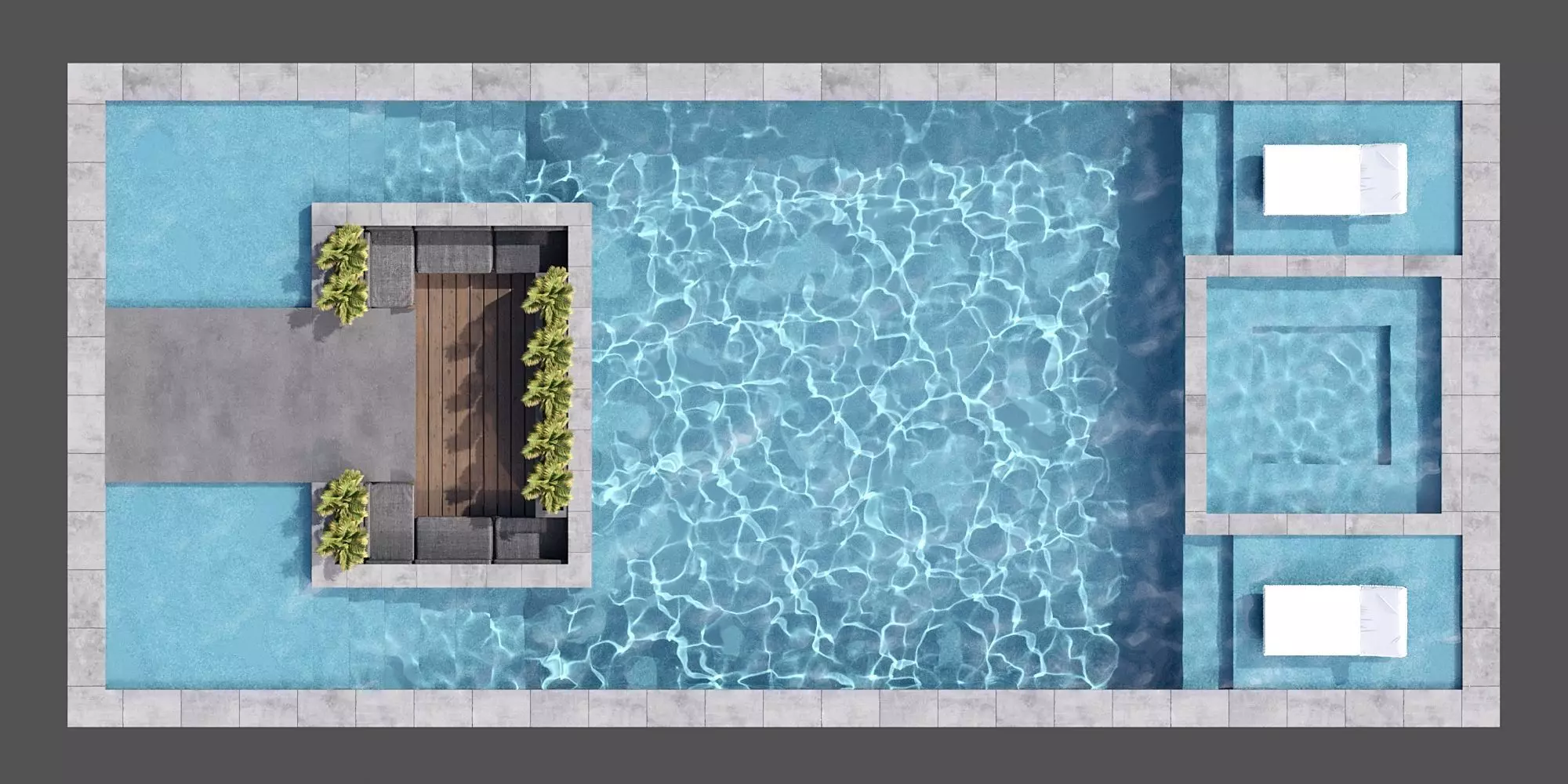 SWIMMING POOL NO111 A 3D model_4