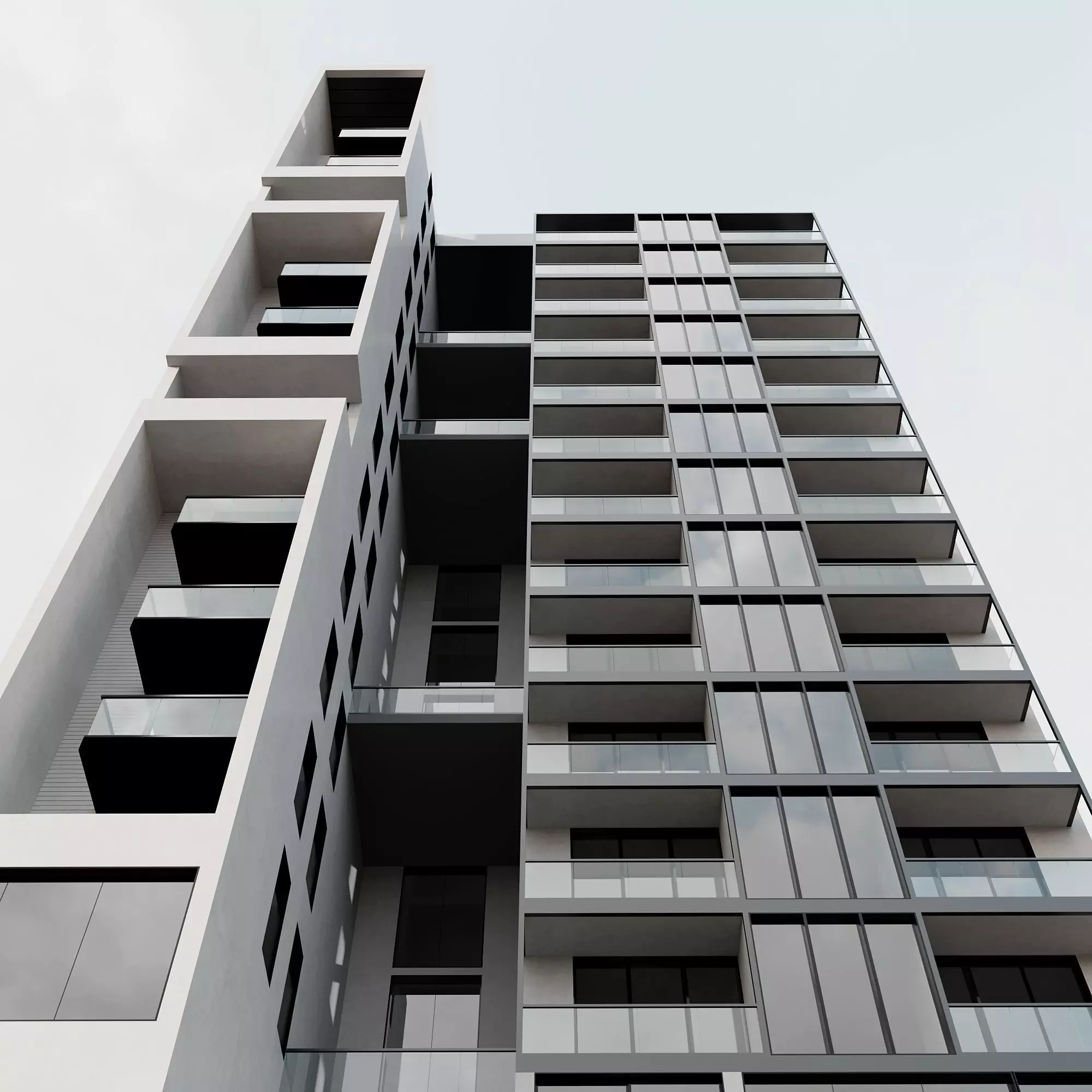 RESIDENTIAL BUILDING NO99 A 3D model_8