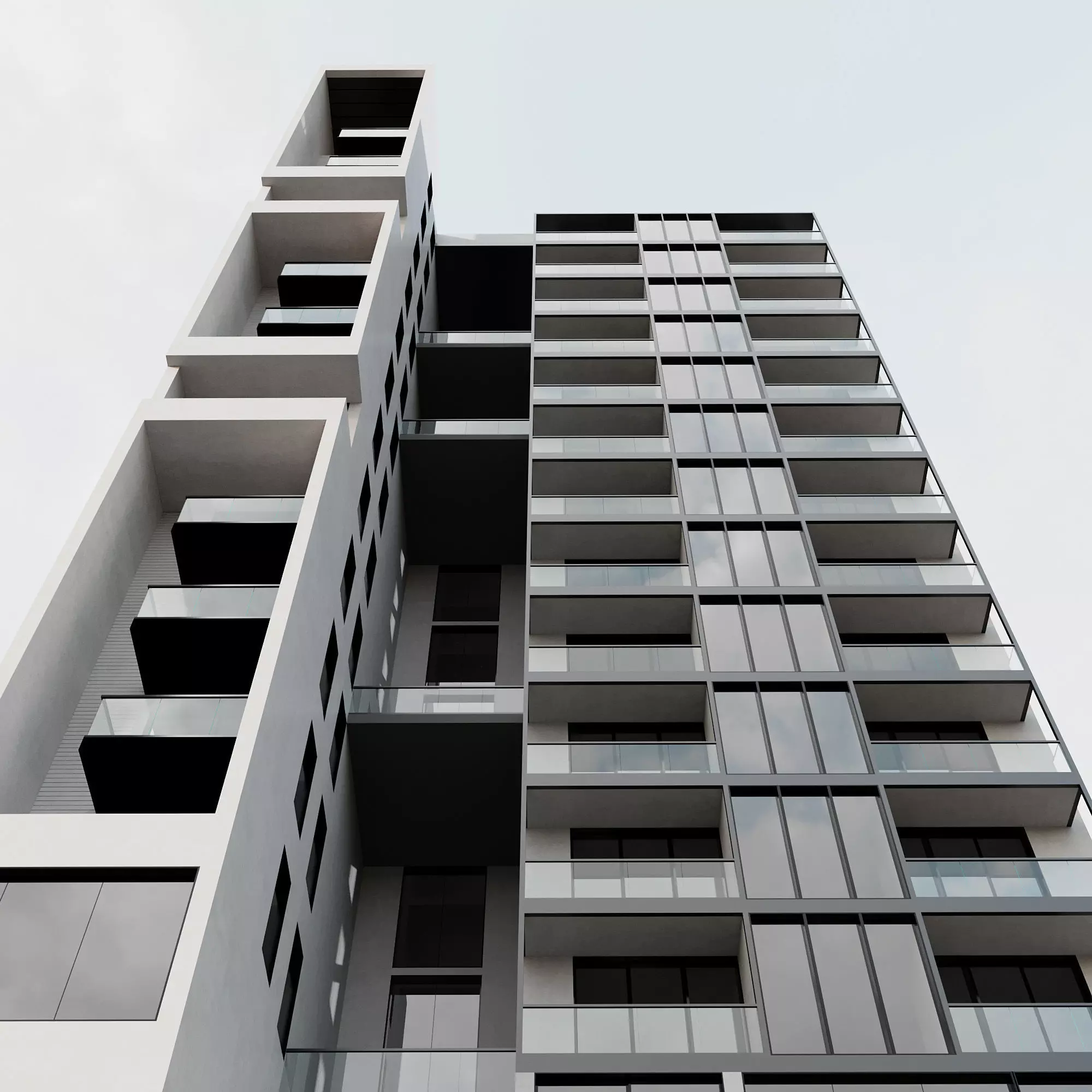 RESIDENTIAL BUILDING NO99 A 3D model_11