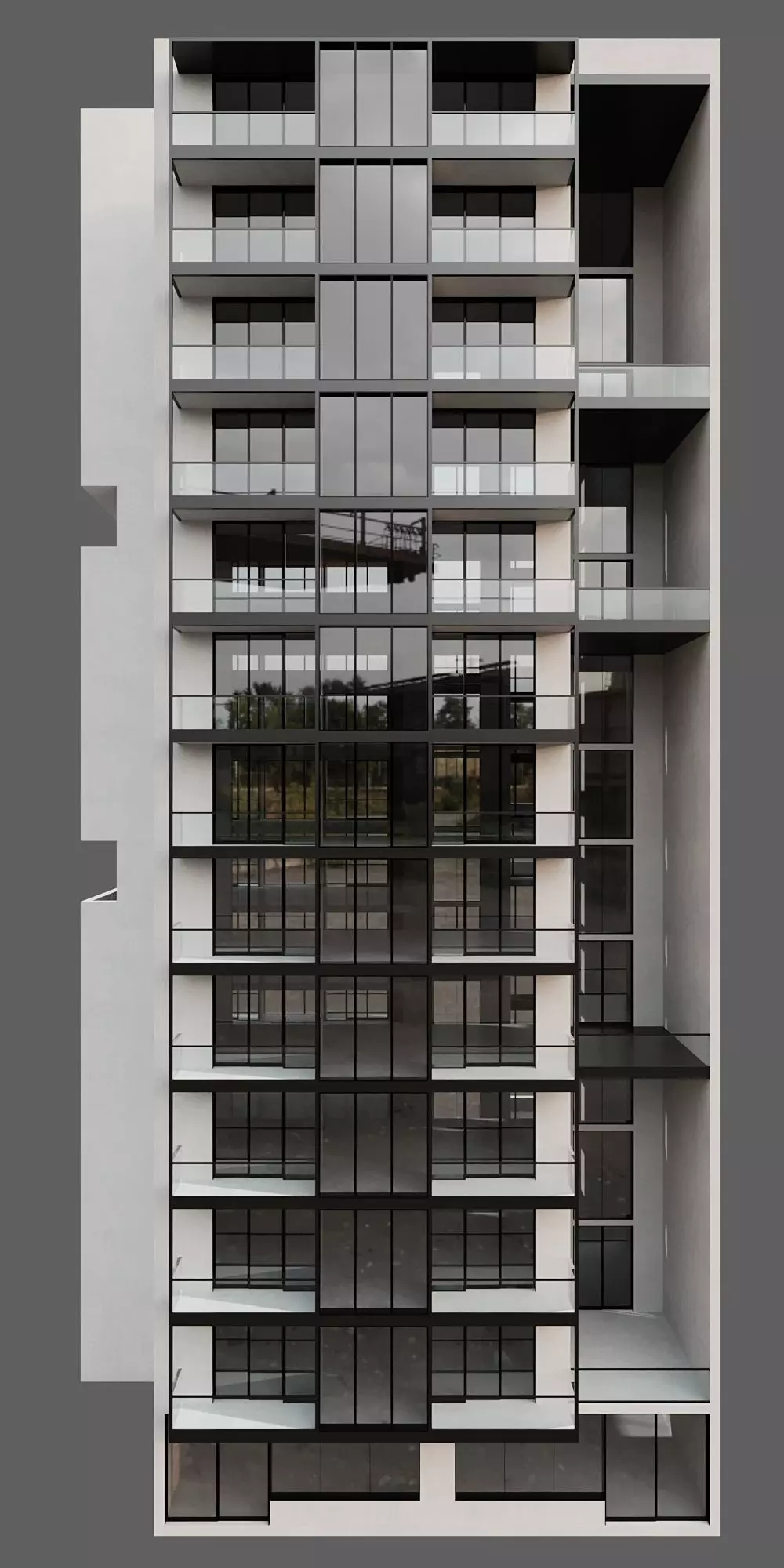 RESIDENTIAL BUILDING NO99 A 3D model_6