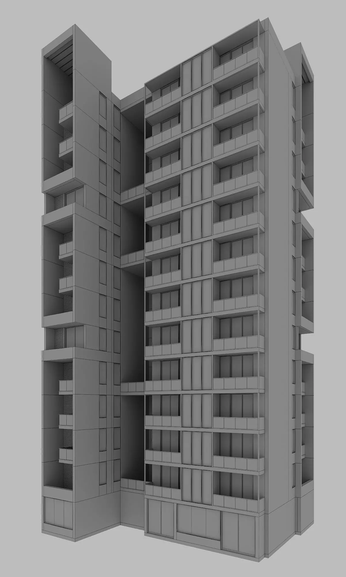 RESIDENTIAL BUILDING NO99 A 3D model_14