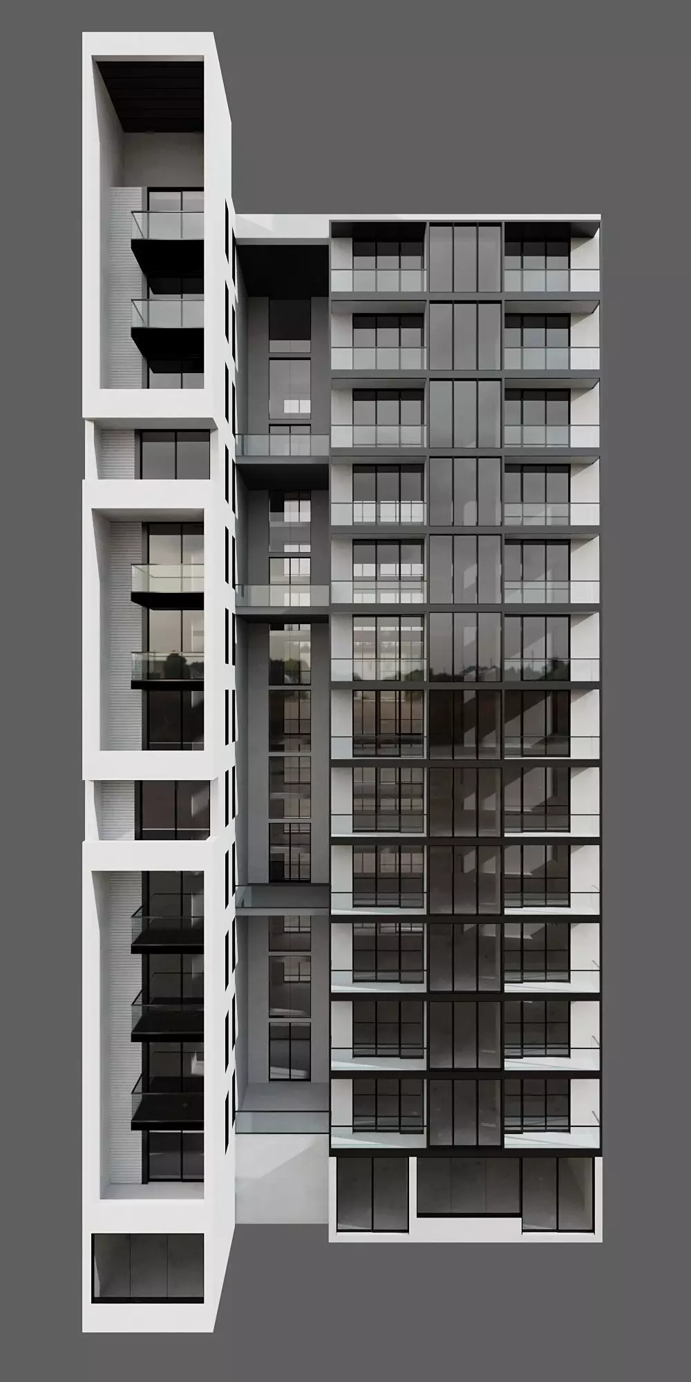 RESIDENTIAL BUILDING NO99 A 3D model_7