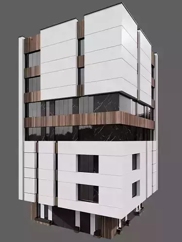 RESIDENTIAL BUILDING NO98 A 3D model 3