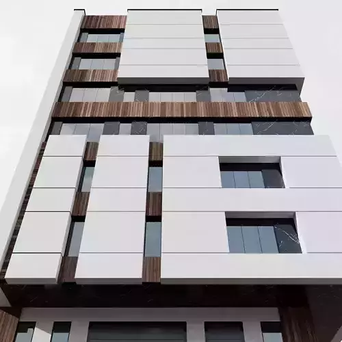RESIDENTIAL BUILDING NO98 A 3D model 6