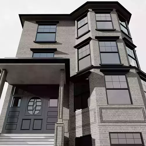 RESIDENTIAL BUILDING NO97 A 3D model 7