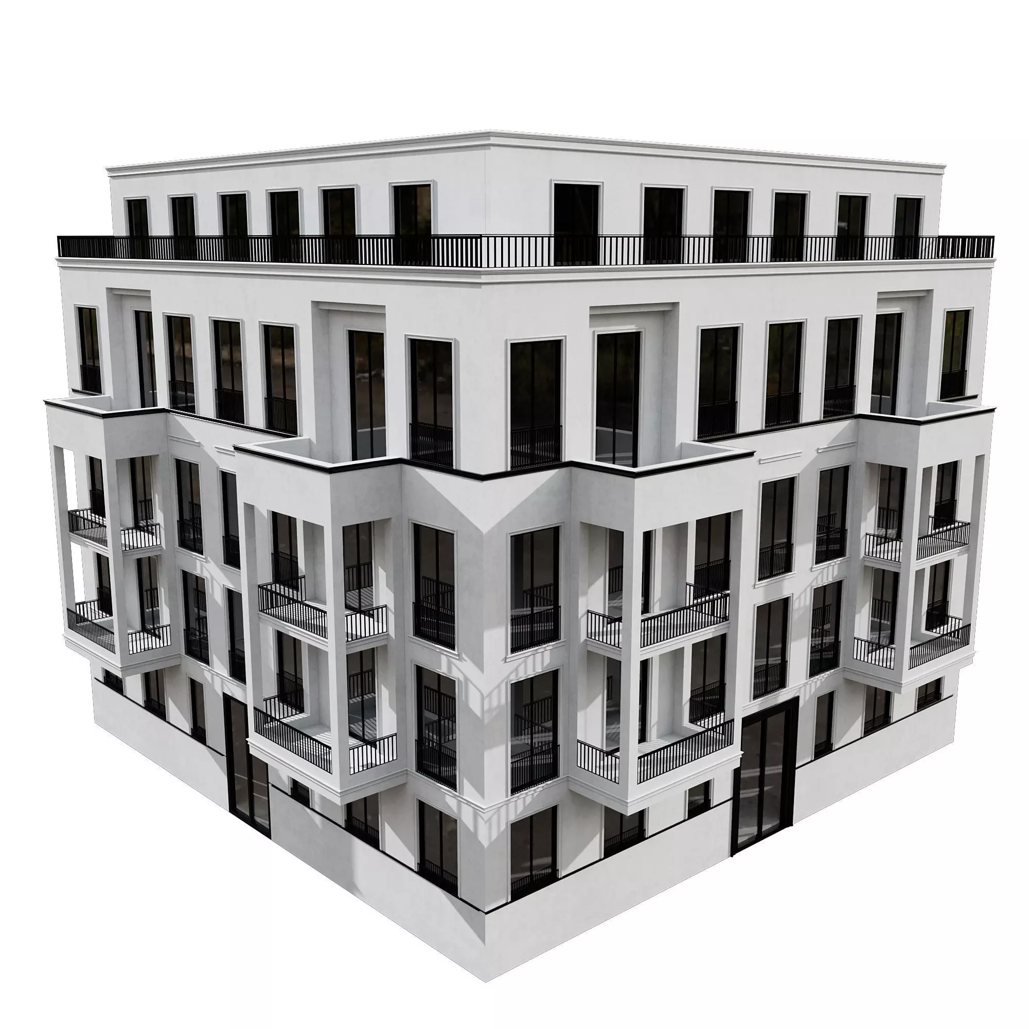 RESIDENTIAL BUILDING NO96 A 3D model_1