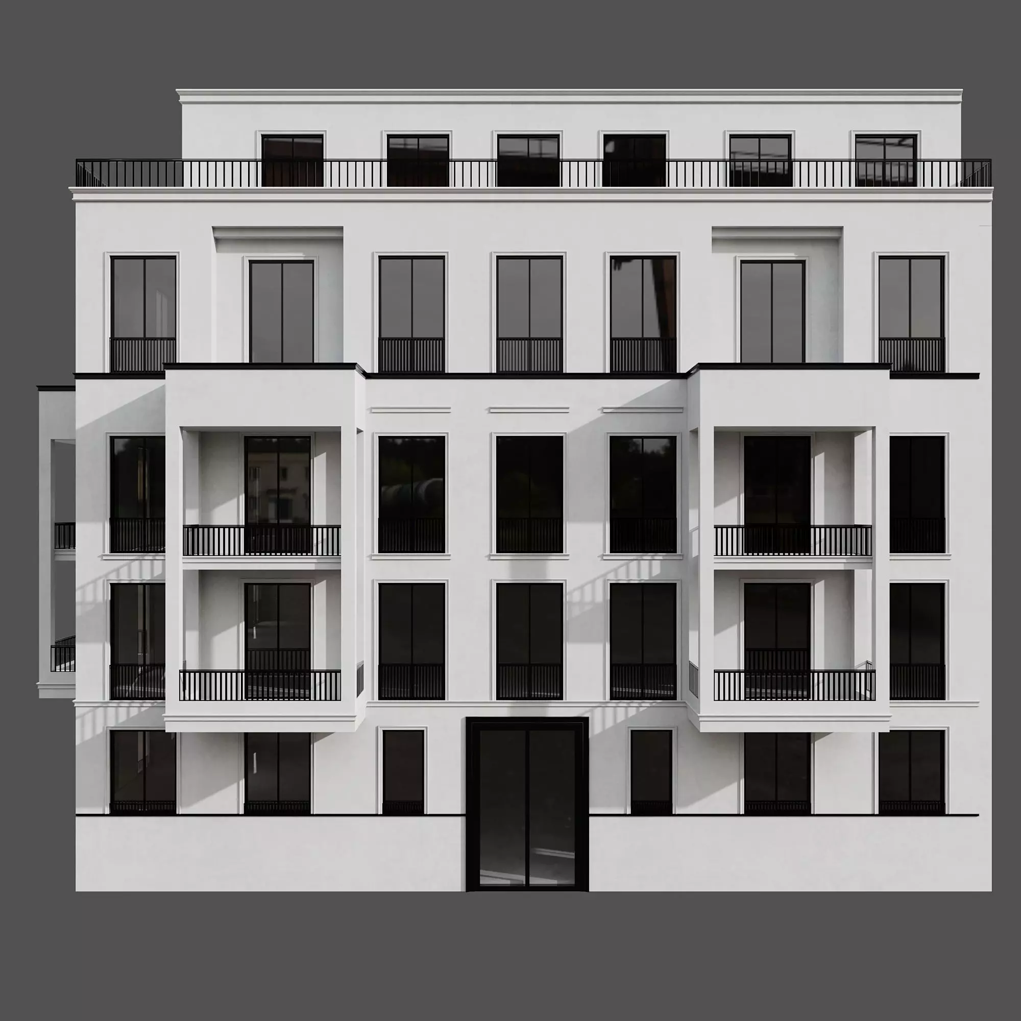 RESIDENTIAL BUILDING NO96 A 3D model_6