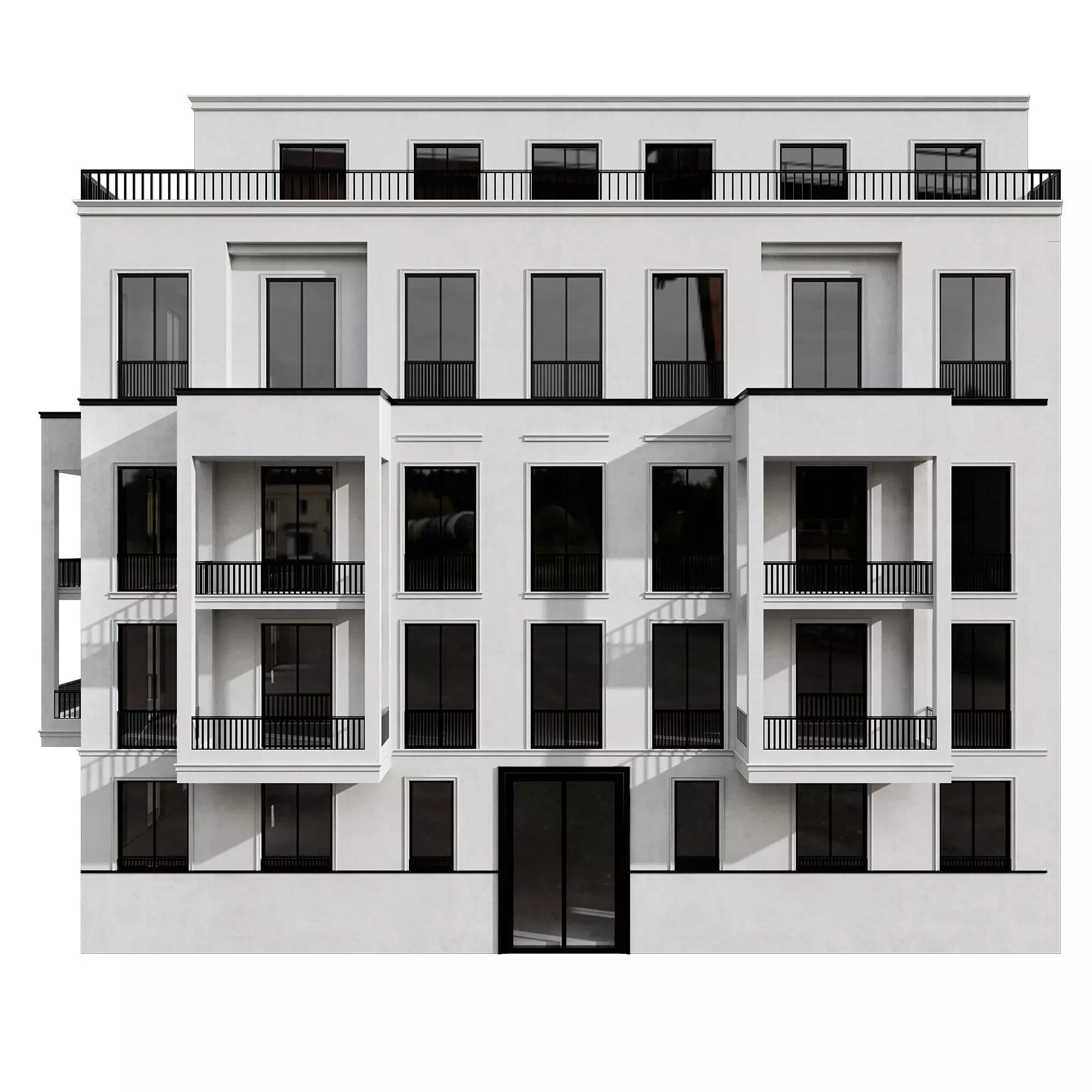 RESIDENTIAL BUILDING NO96 A 3D model_3