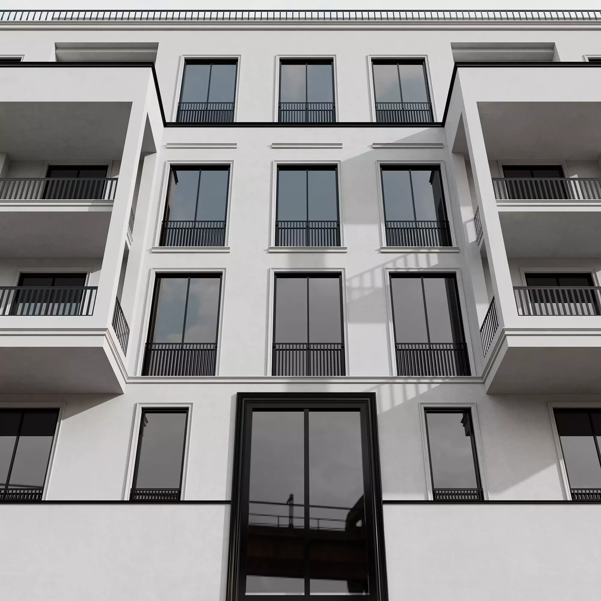 RESIDENTIAL BUILDING NO96 A 3D model_4