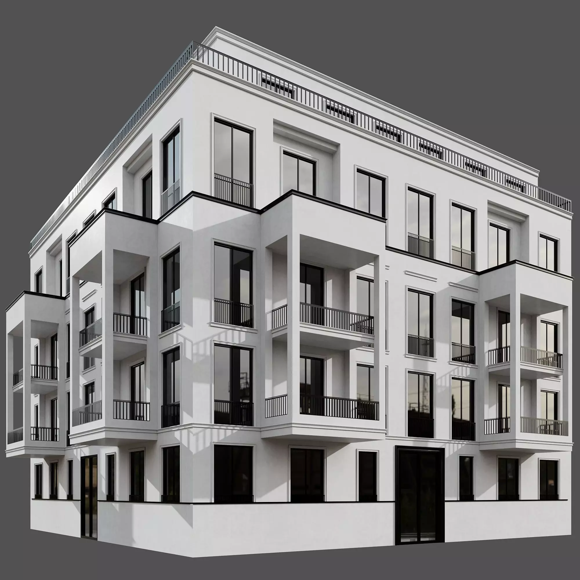 RESIDENTIAL BUILDING NO96 A 3D model_5