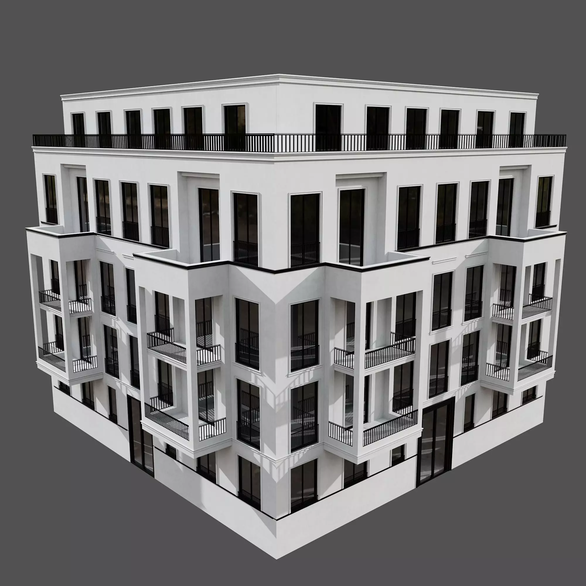RESIDENTIAL BUILDING NO96 A 3D model_8