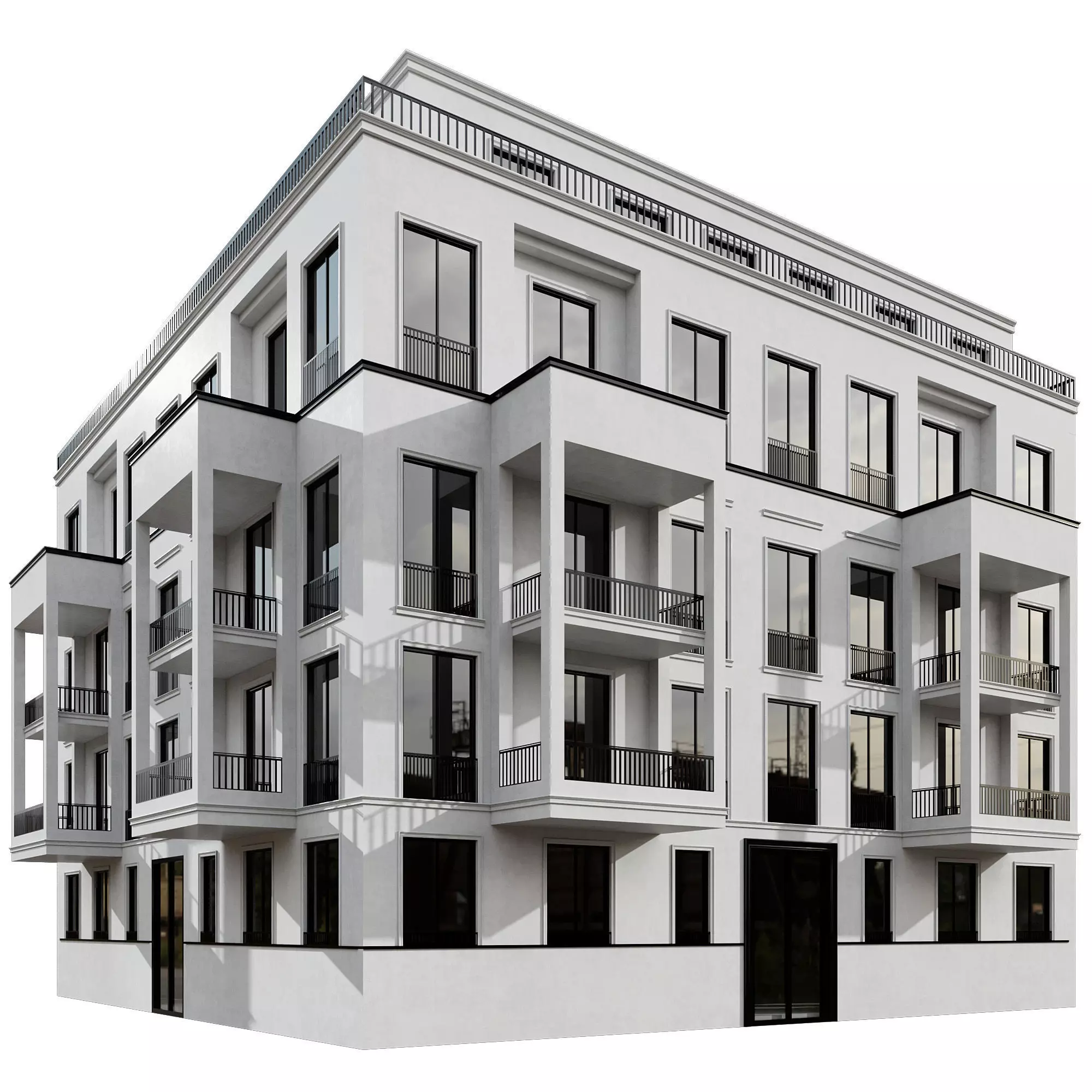 RESIDENTIAL BUILDING NO96 A 3D model_0