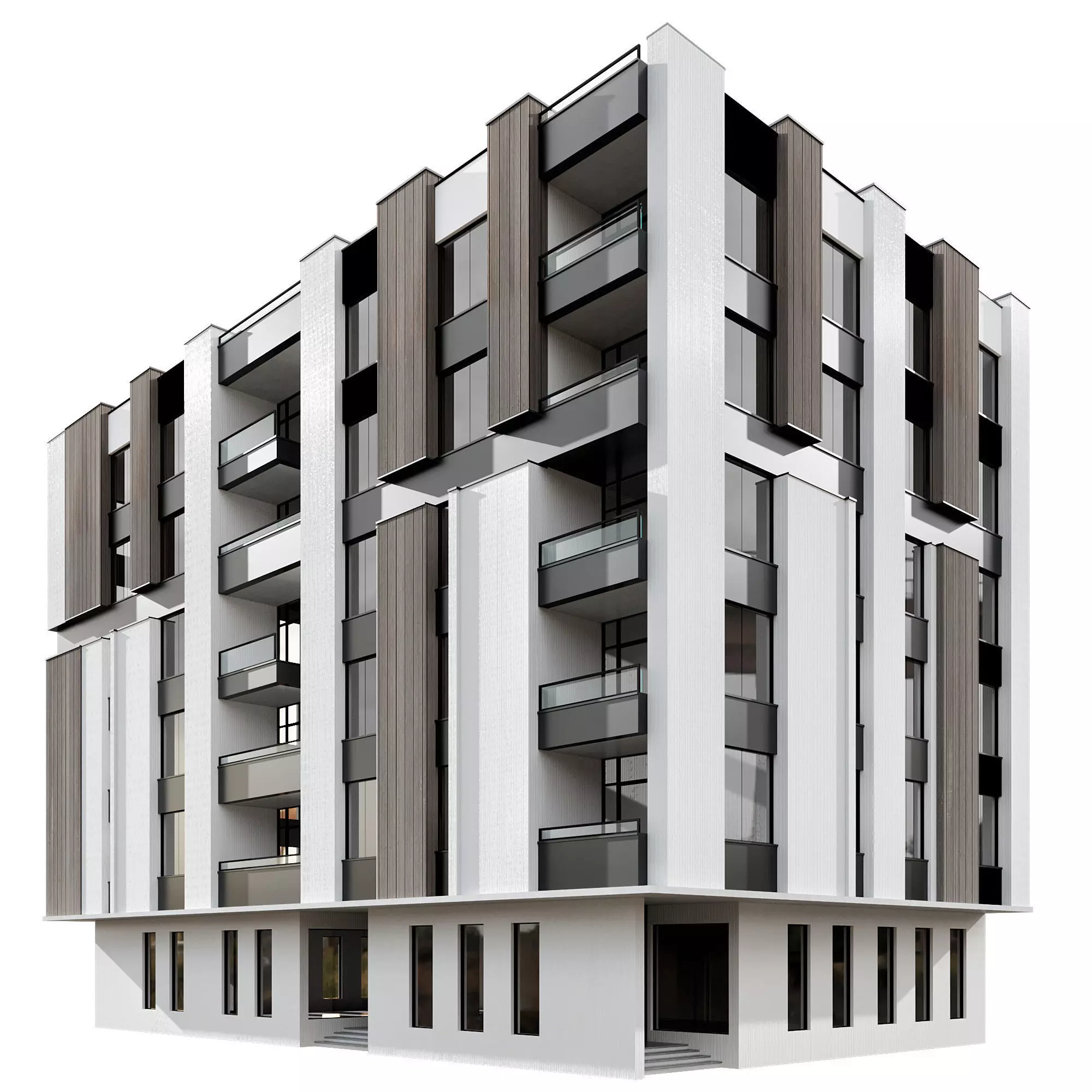 RESIDENTIAL BUILDING NO102 A 3D model_0