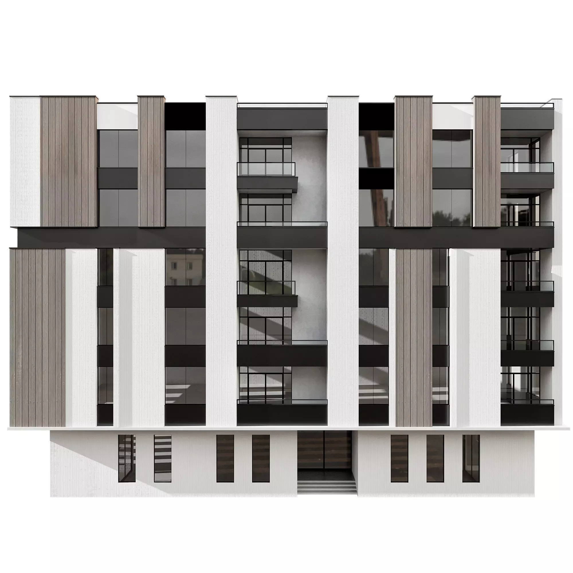 RESIDENTIAL BUILDING NO102 A 3D model_2